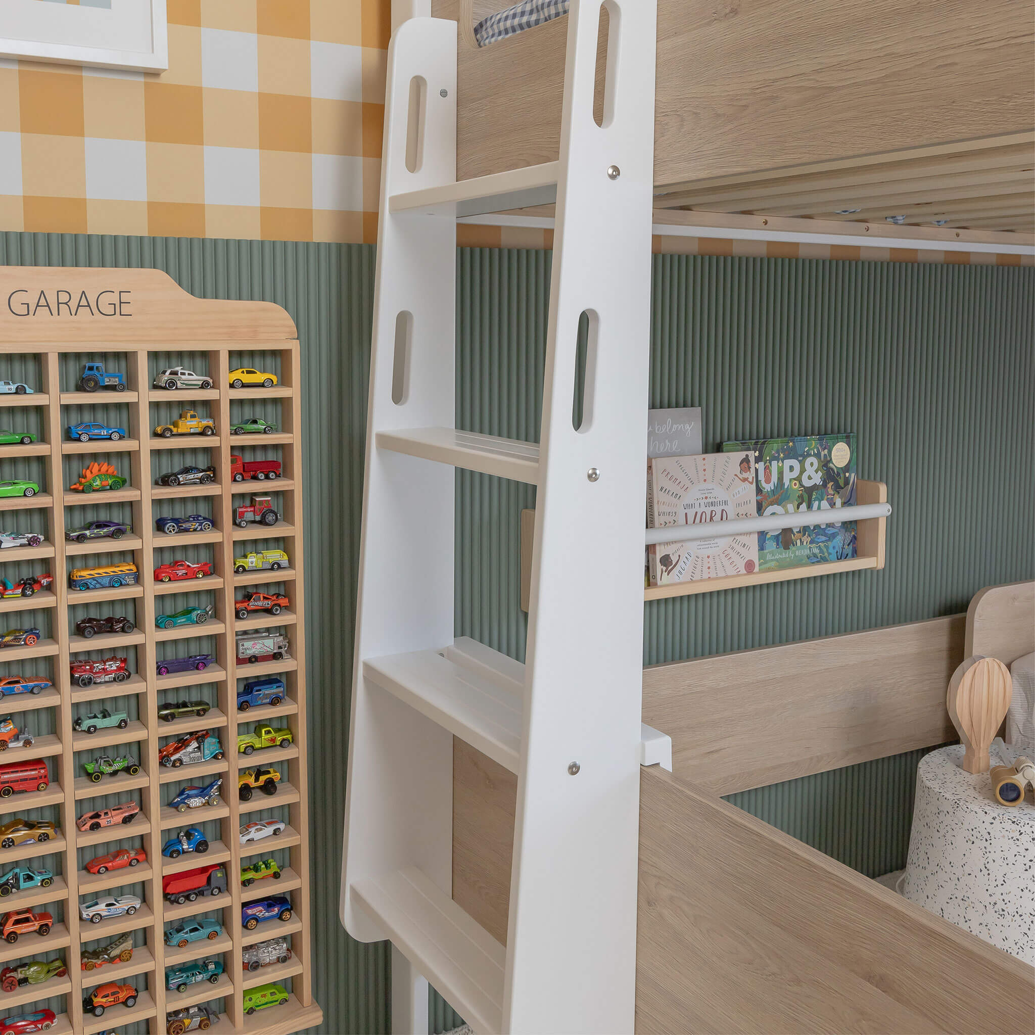 Natty King Single Loft + Ladder