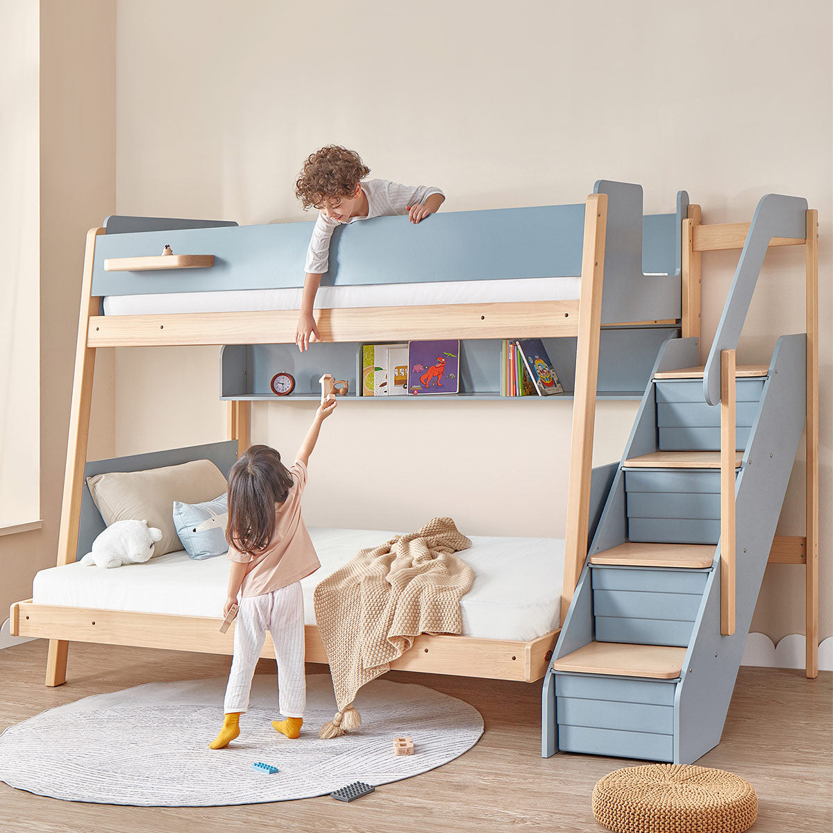 Natty Storage Staircase Maxi Bunk Bed Package Deal