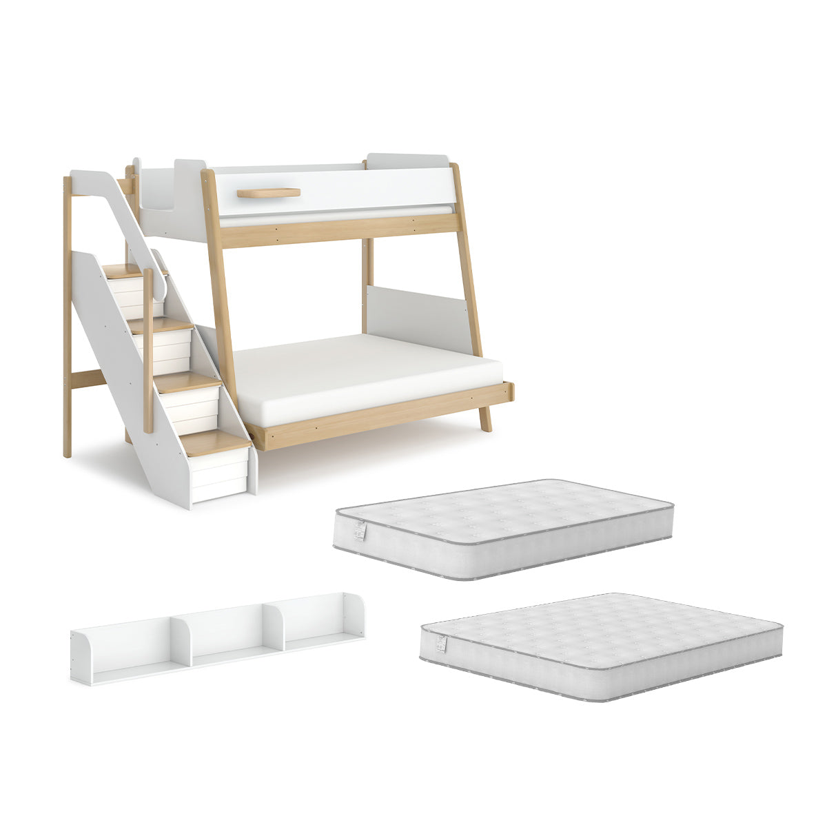 Natty Storage Staircase Maxi Bunk Bed Package Deal