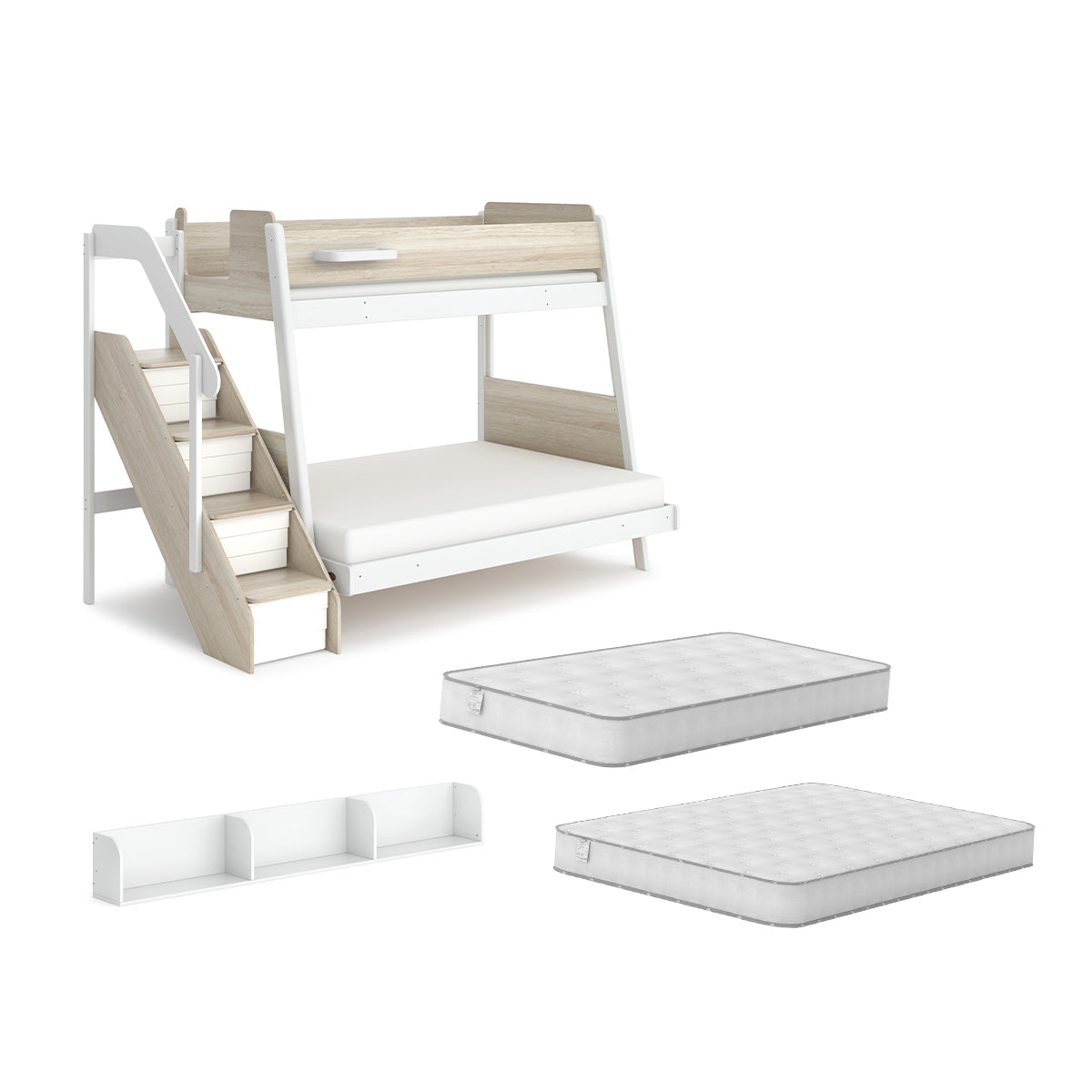 Natty Storage Staircase Maxi Bunk Bed Package Deal