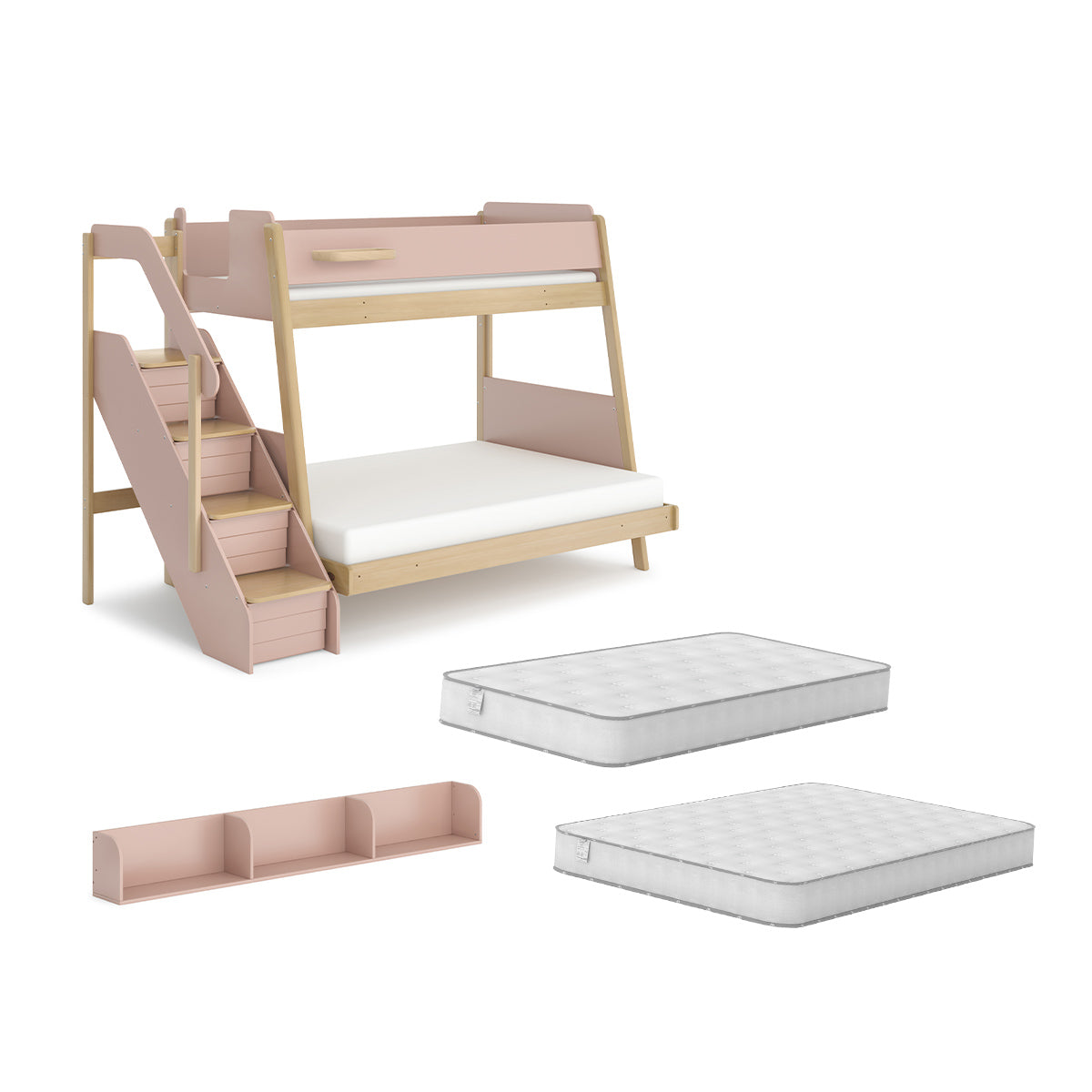 Natty Storage Staircase Maxi Bunk Bed Package Deal