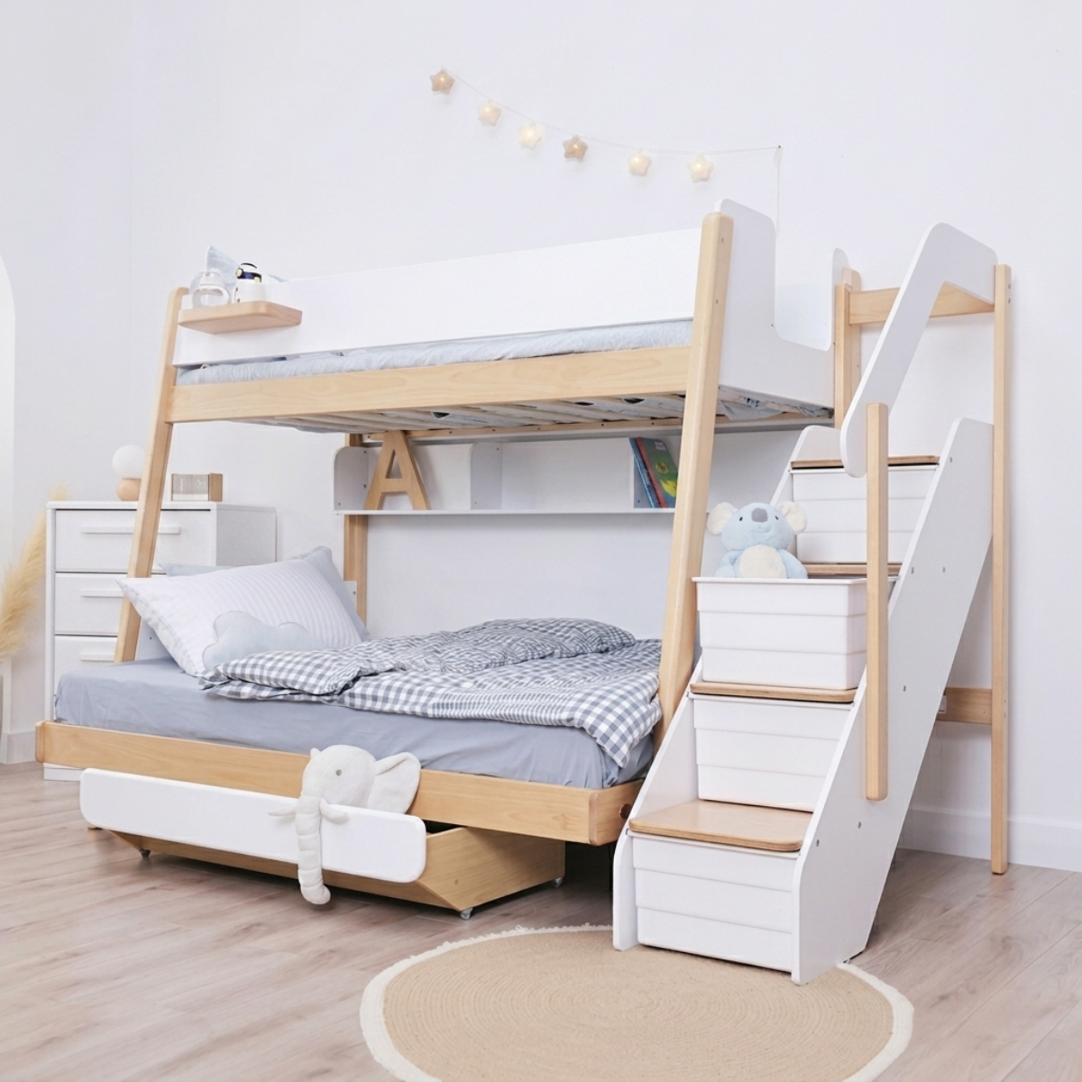 Natty Storage Staircase Maxi Bunk Bed Package Deal