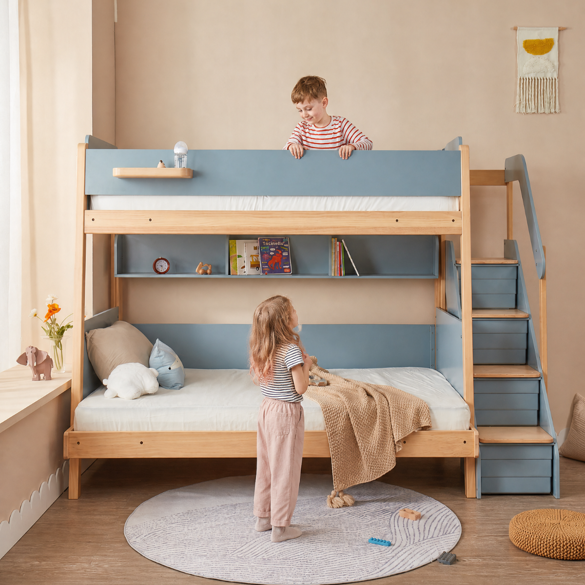 Natty Storage Staircase Maxi Bunk Bed Package Deal