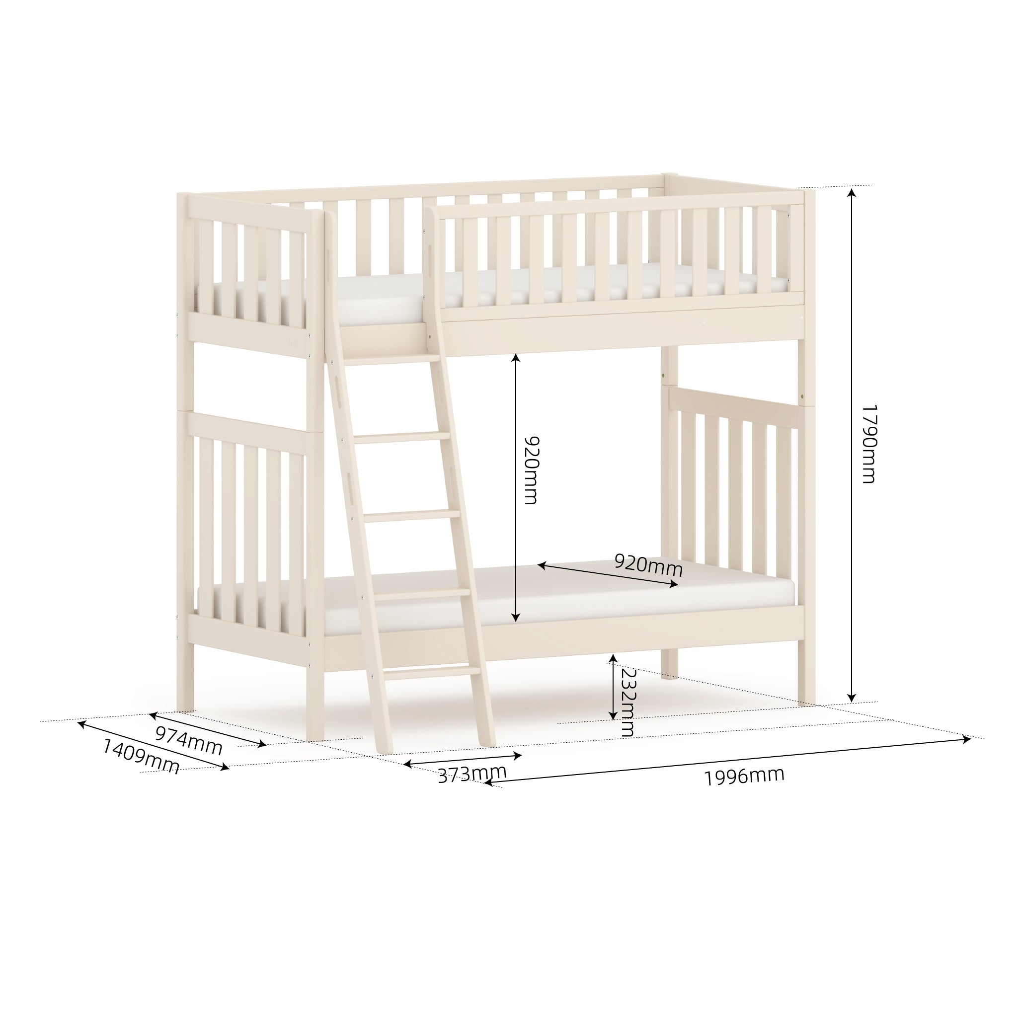 Oslo Single Bunk Bed