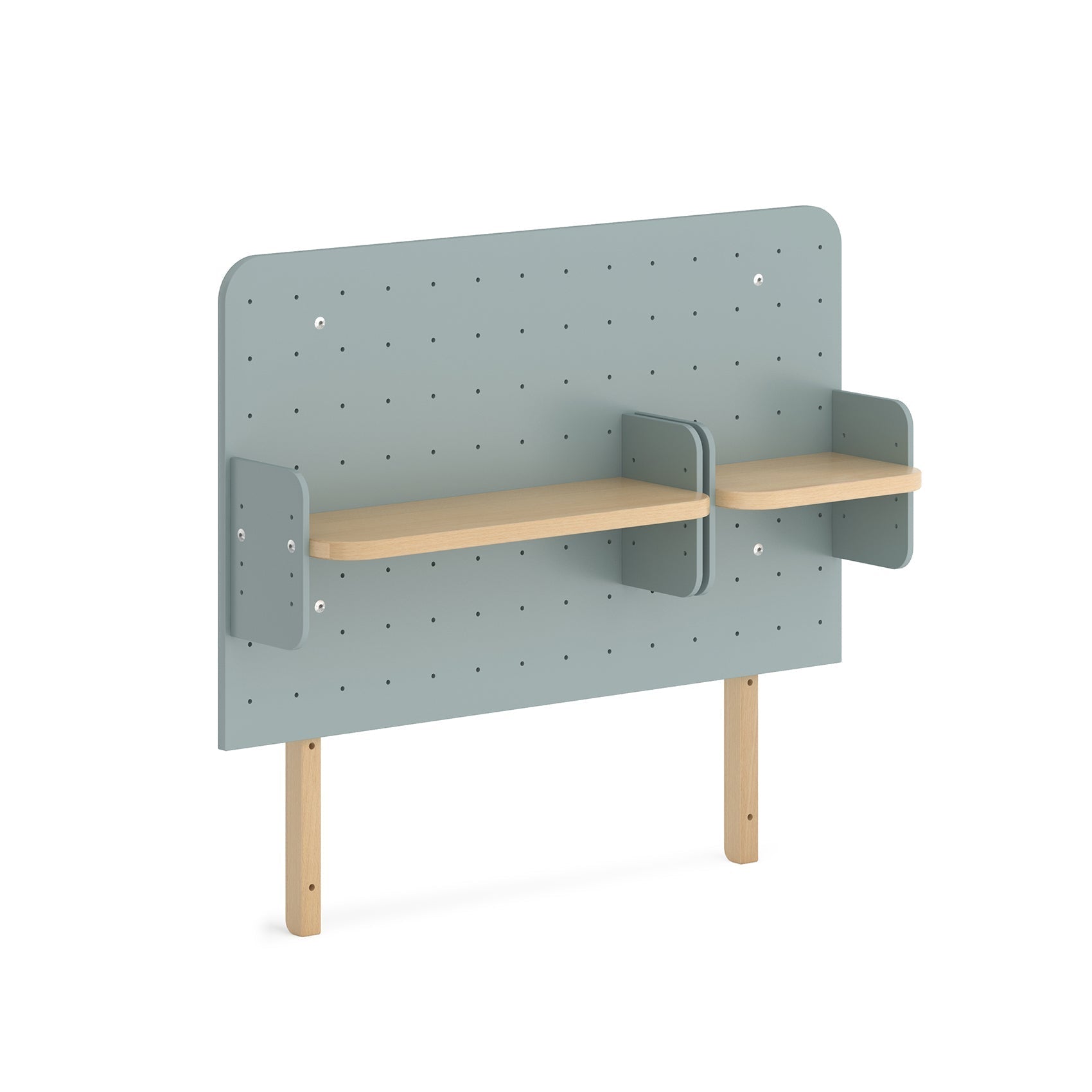 Ergonomic Pegboard Bookshelf Hutch (for BK-ERDELV24)