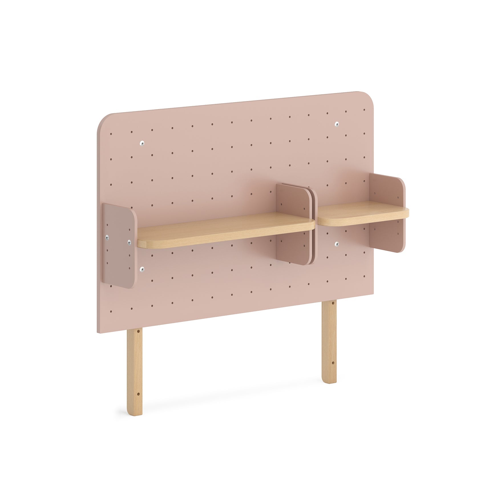 Ergonomic Pegboard Bookshelf Hutch (for BK-ERDELV24)
