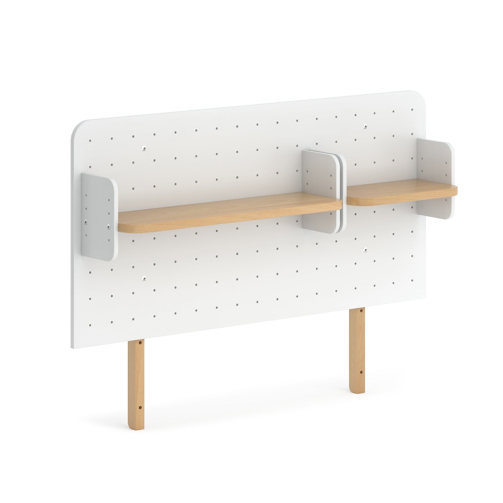 Ergonomic Pegboard Bookshelf Hutch (for BK-ERDELV24)
