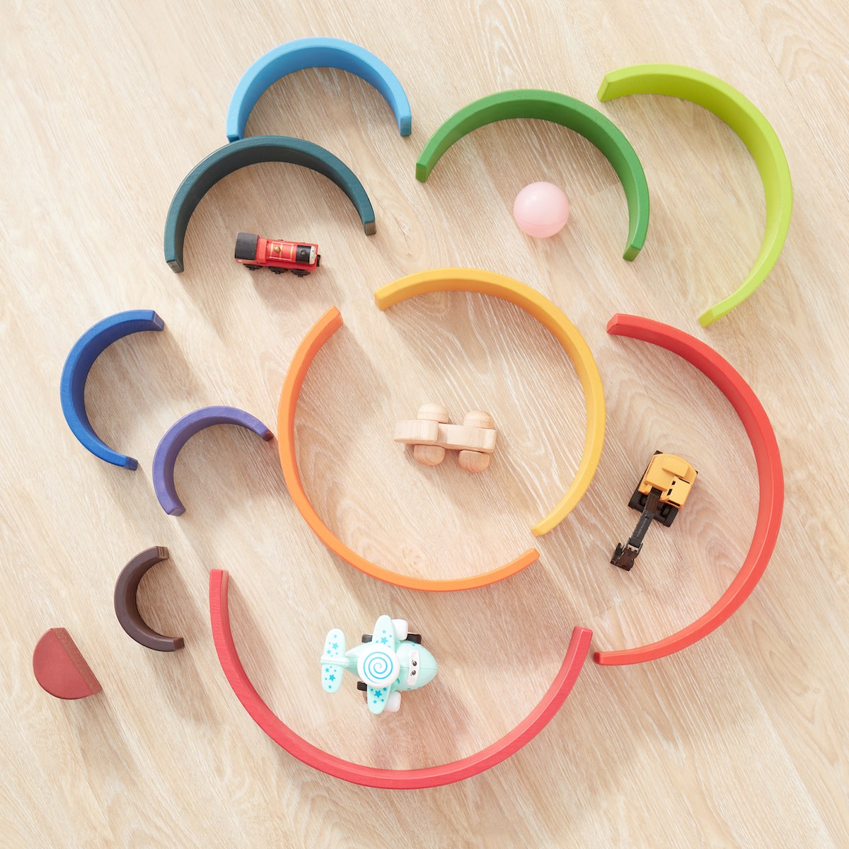 Rainbow Stacker Wooden Toy