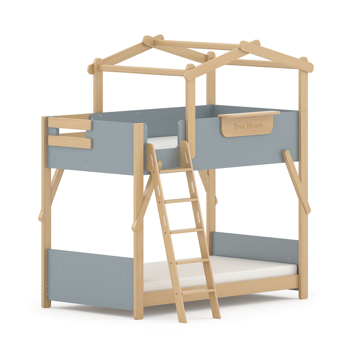 Treehouse King Single Bunk + Roof Frame and Ladder