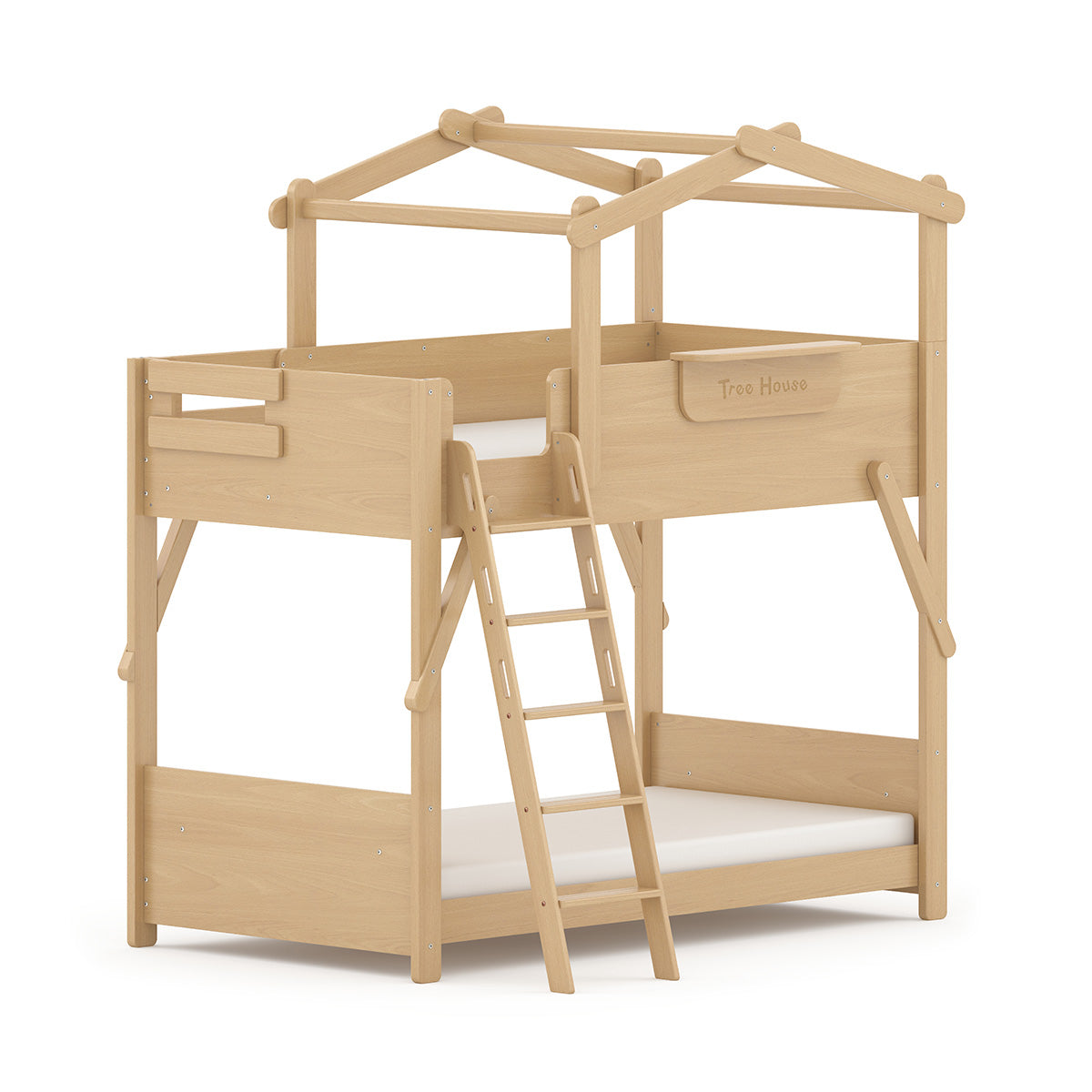 Treehouse King Single Bunk + Roof Frame and Ladder