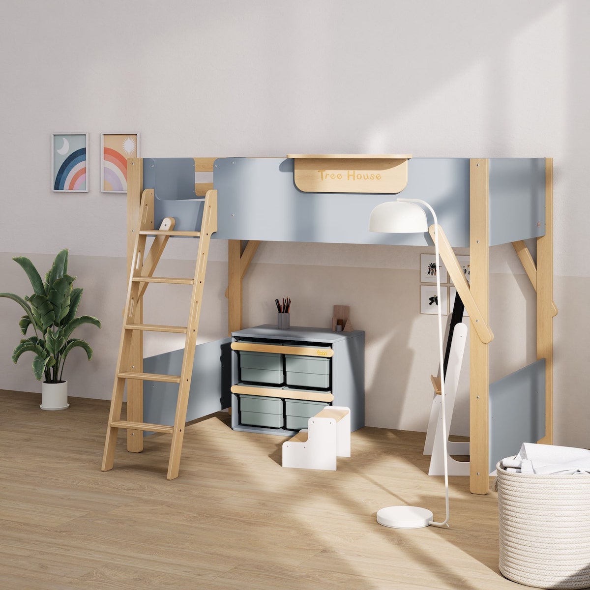 Boori Treehouse King Single Loft + Ladder