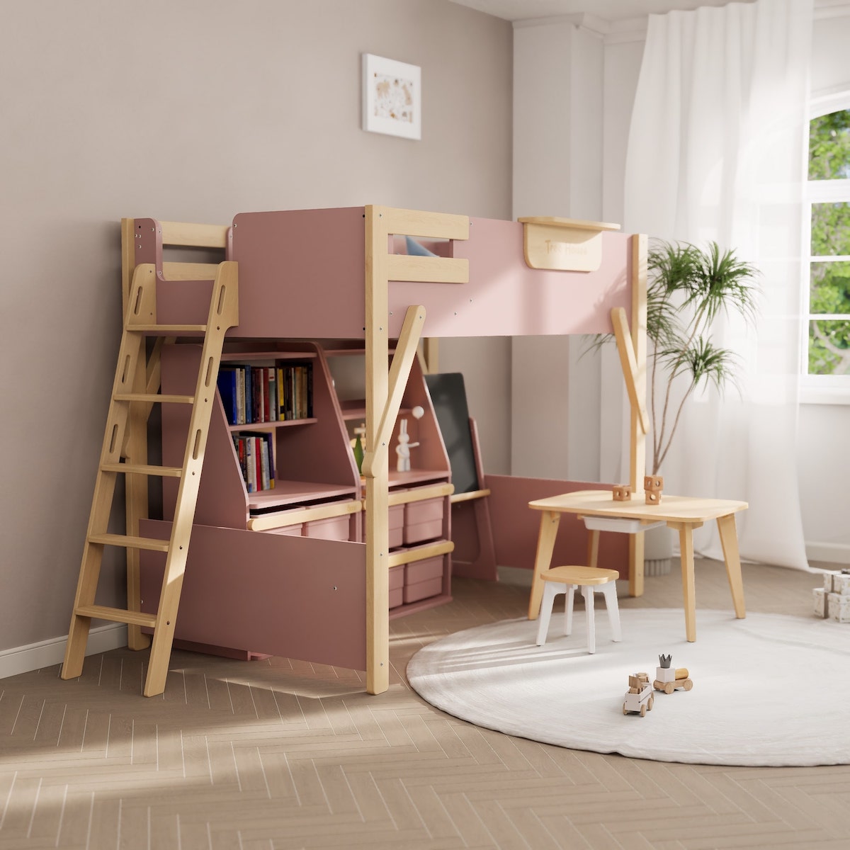 Boori Treehouse King Single Loft + Ladder