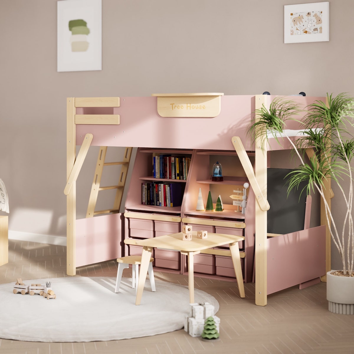 Boori Treehouse King Single Loft + Ladder