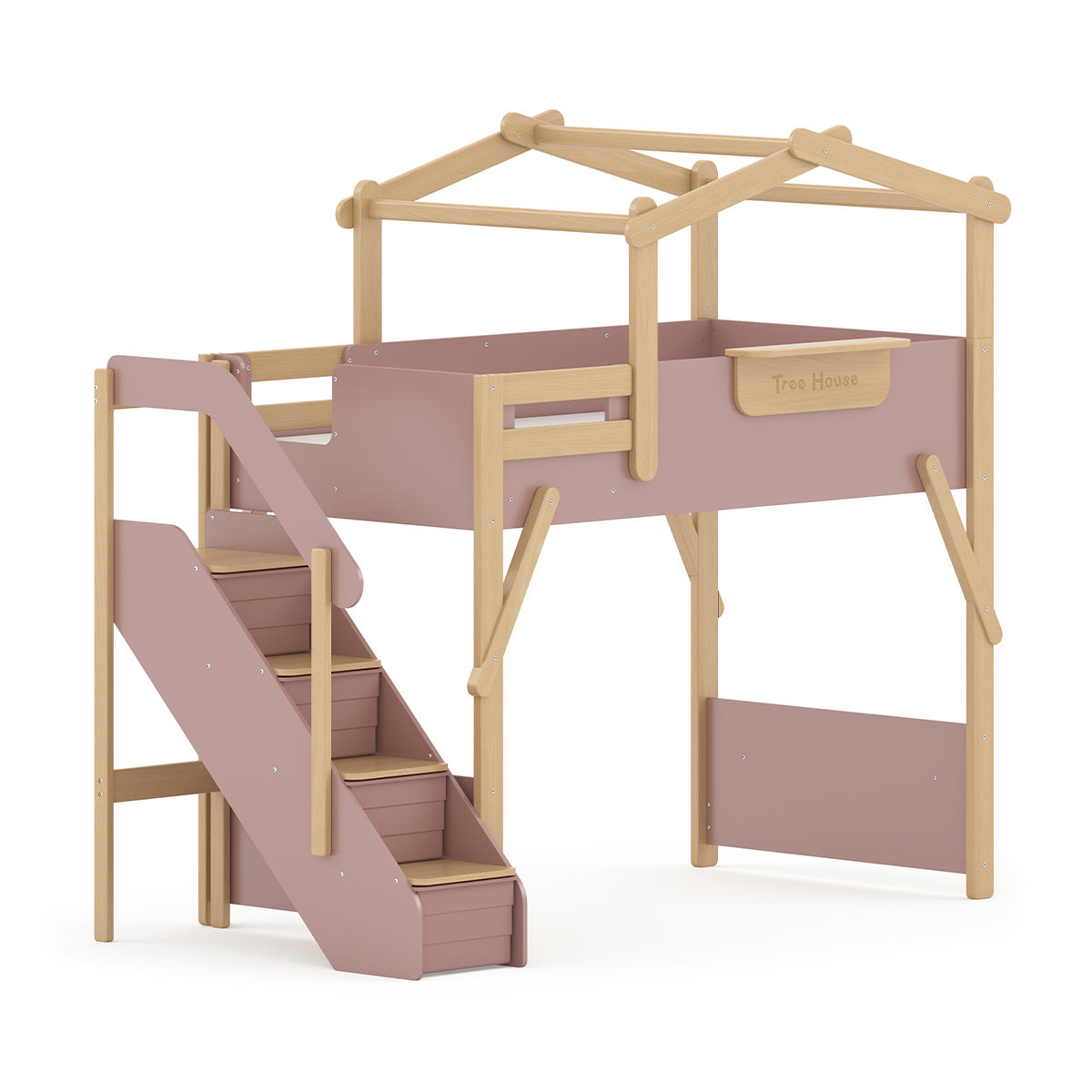 Boori Treehouse King Single Loft + Roof Frame and Storage Staircase