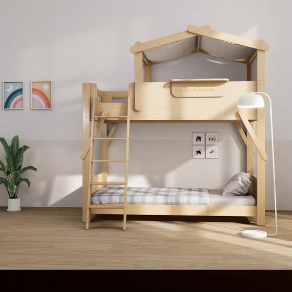 Treehouse King Single Bunk + Roof Frame and Ladder