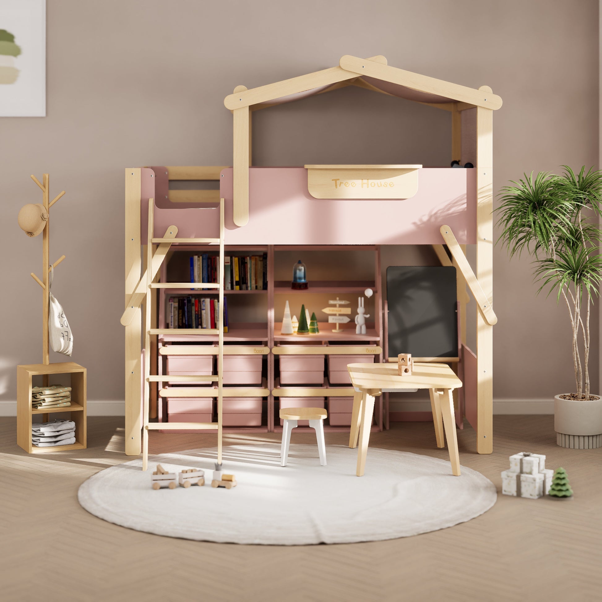 Boori Treehouse King Single Loft + Roof Frame and Ladder