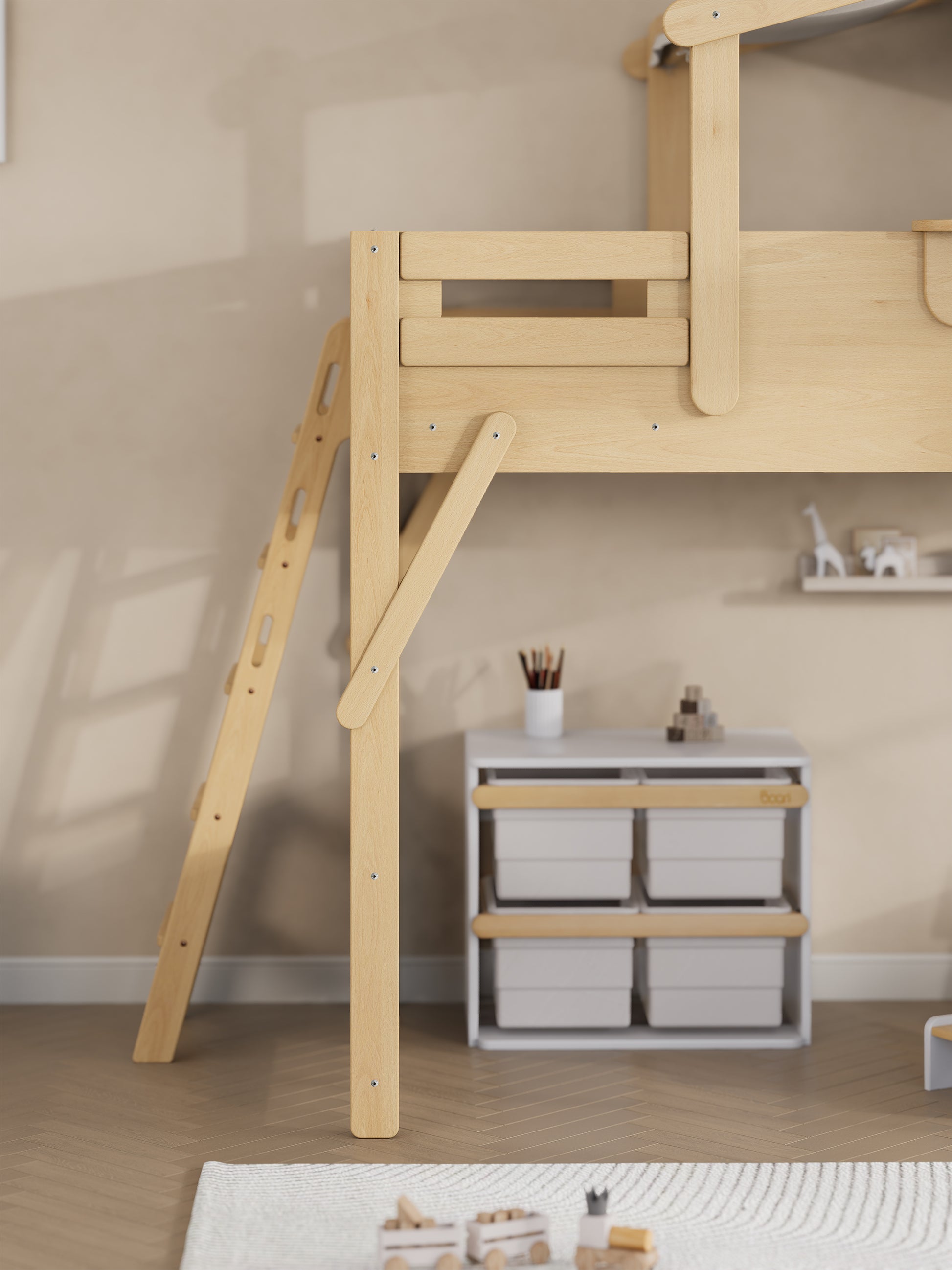 Boori Treehouse King Single Loft + Roof Frame and Ladder