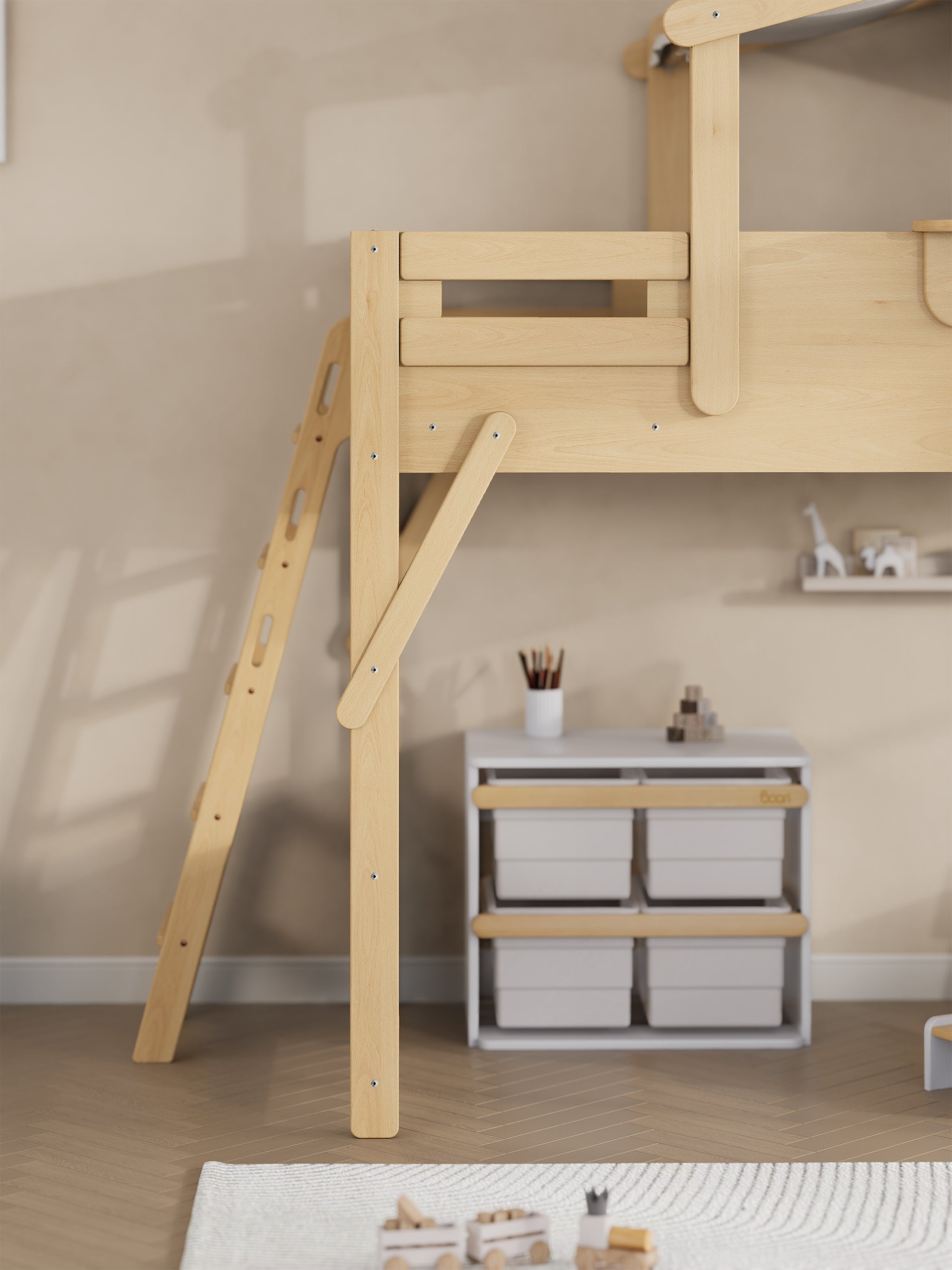 Boori Treehouse King Single Loft + Roof Frame and Ladder