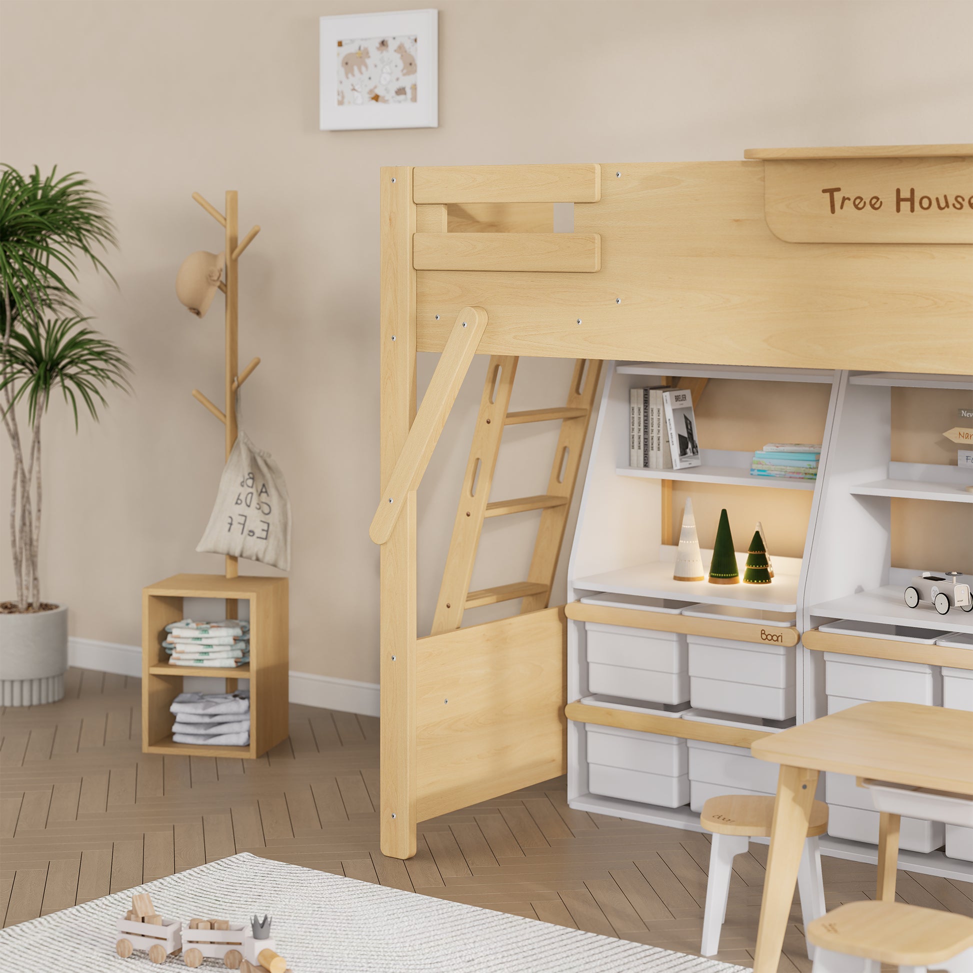 Boori Treehouse King Single Loft + Ladder