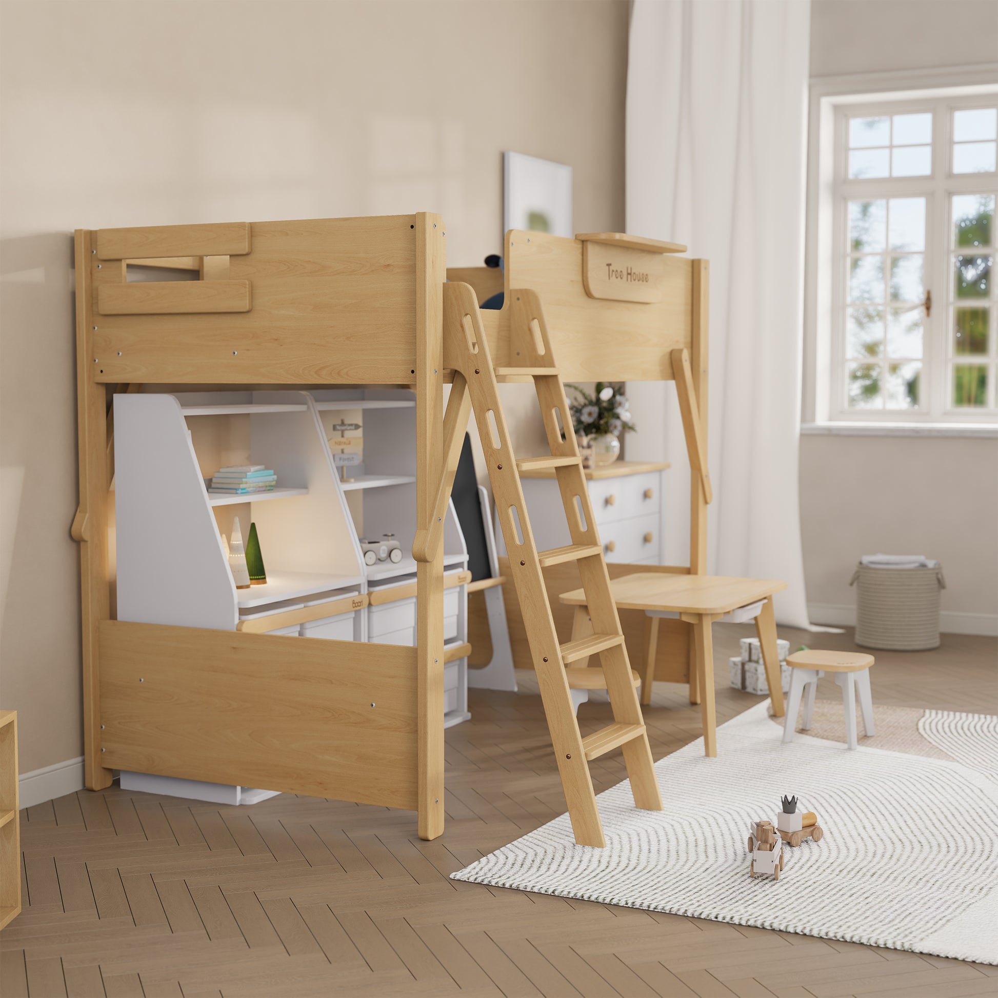 Boori Treehouse King Single Loft + Ladder