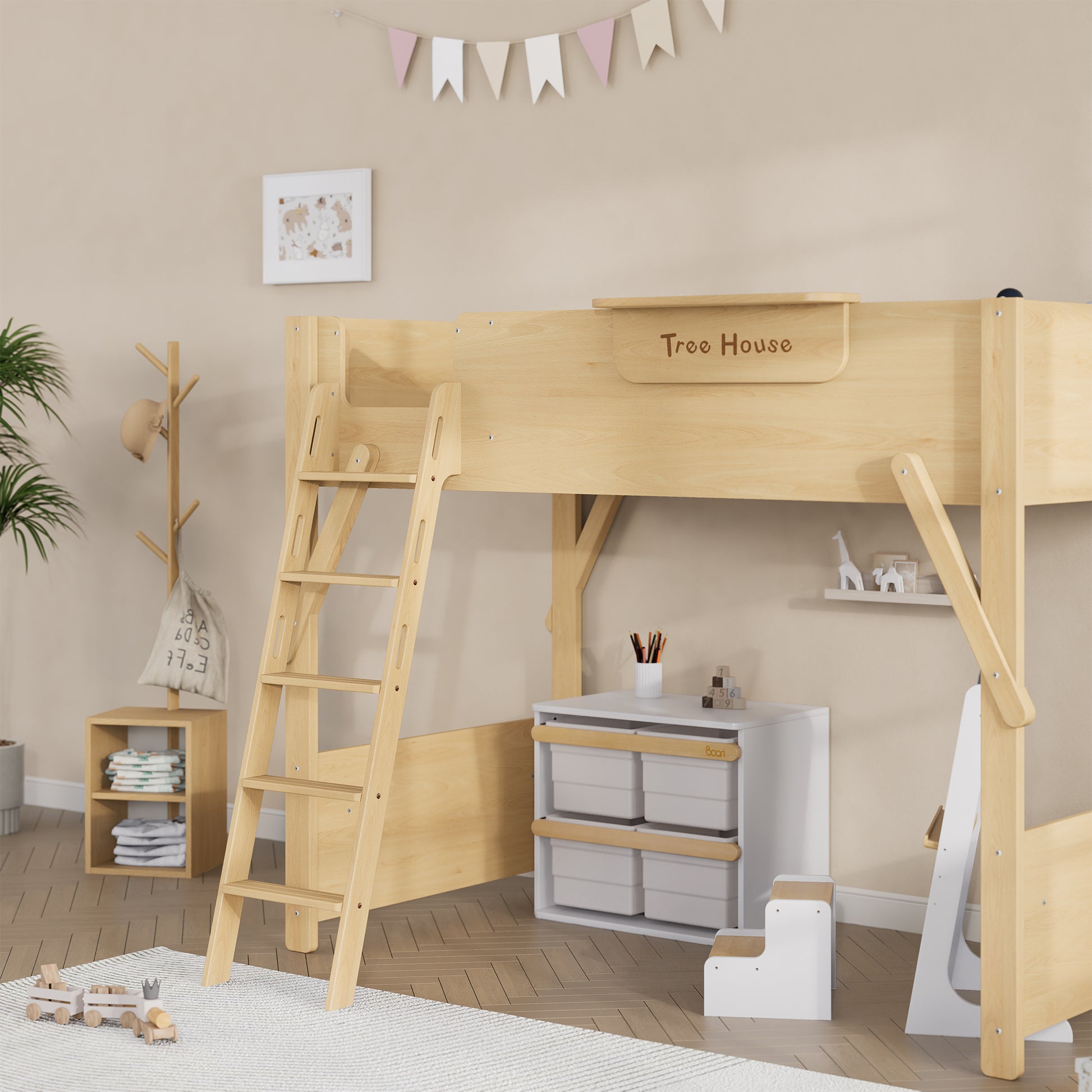 Boori Treehouse King Single Loft + Ladder