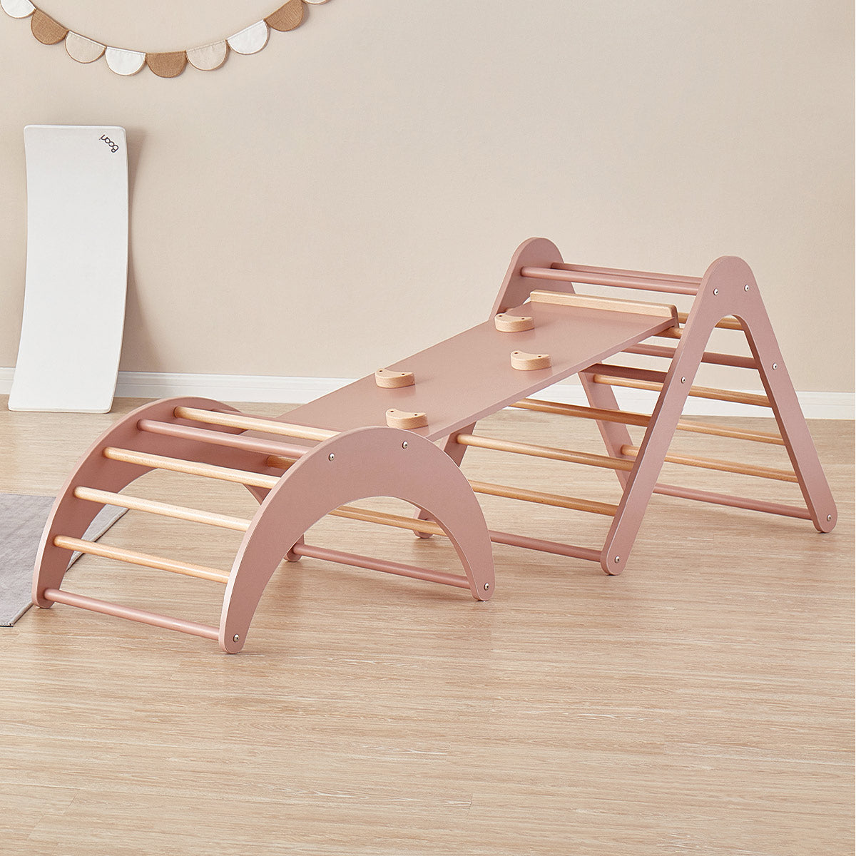 Tidy Pikler Climbing Arch & Ramp 2 Piece Set