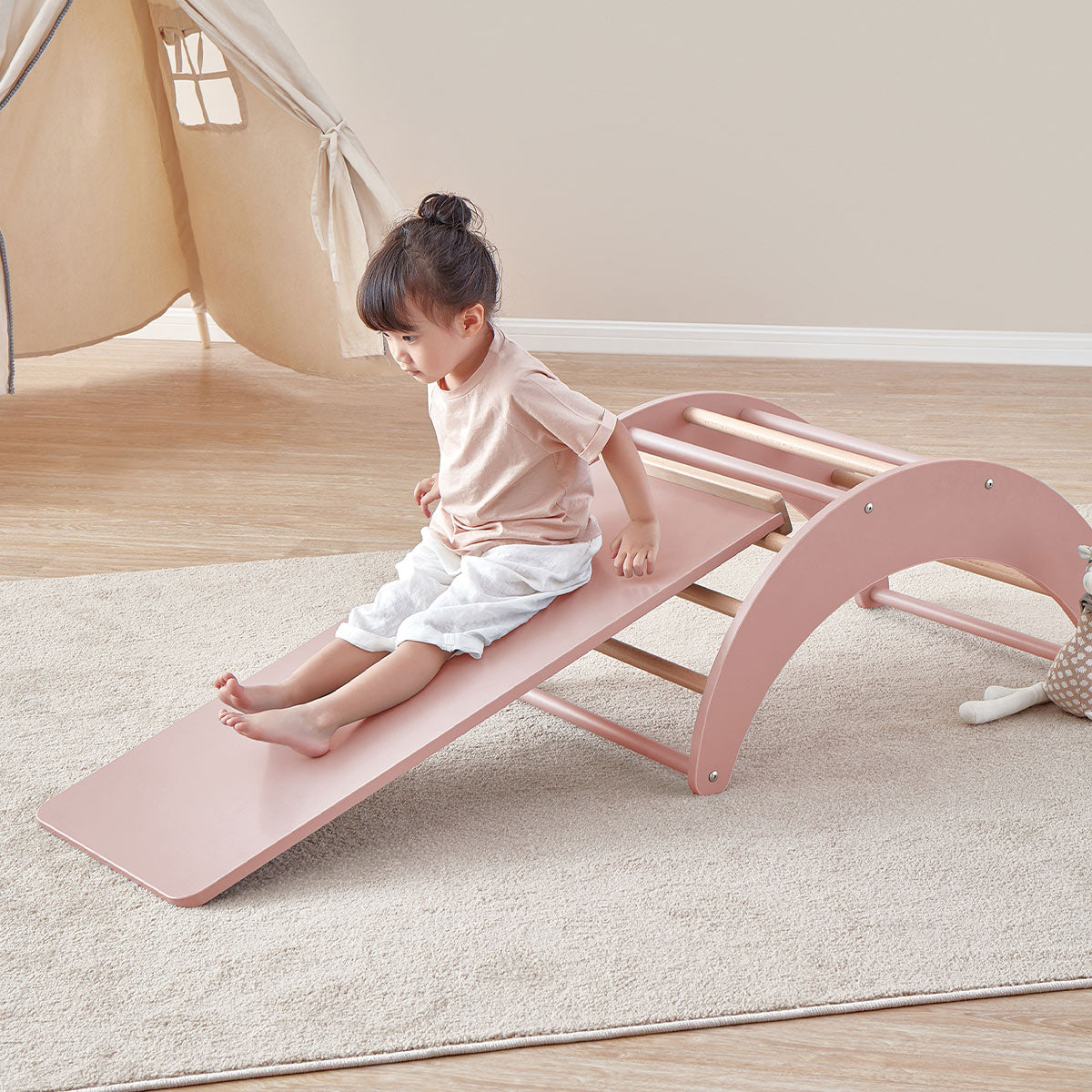 Tidy Pikler Climbing Arch & Ramp 2 Piece Set