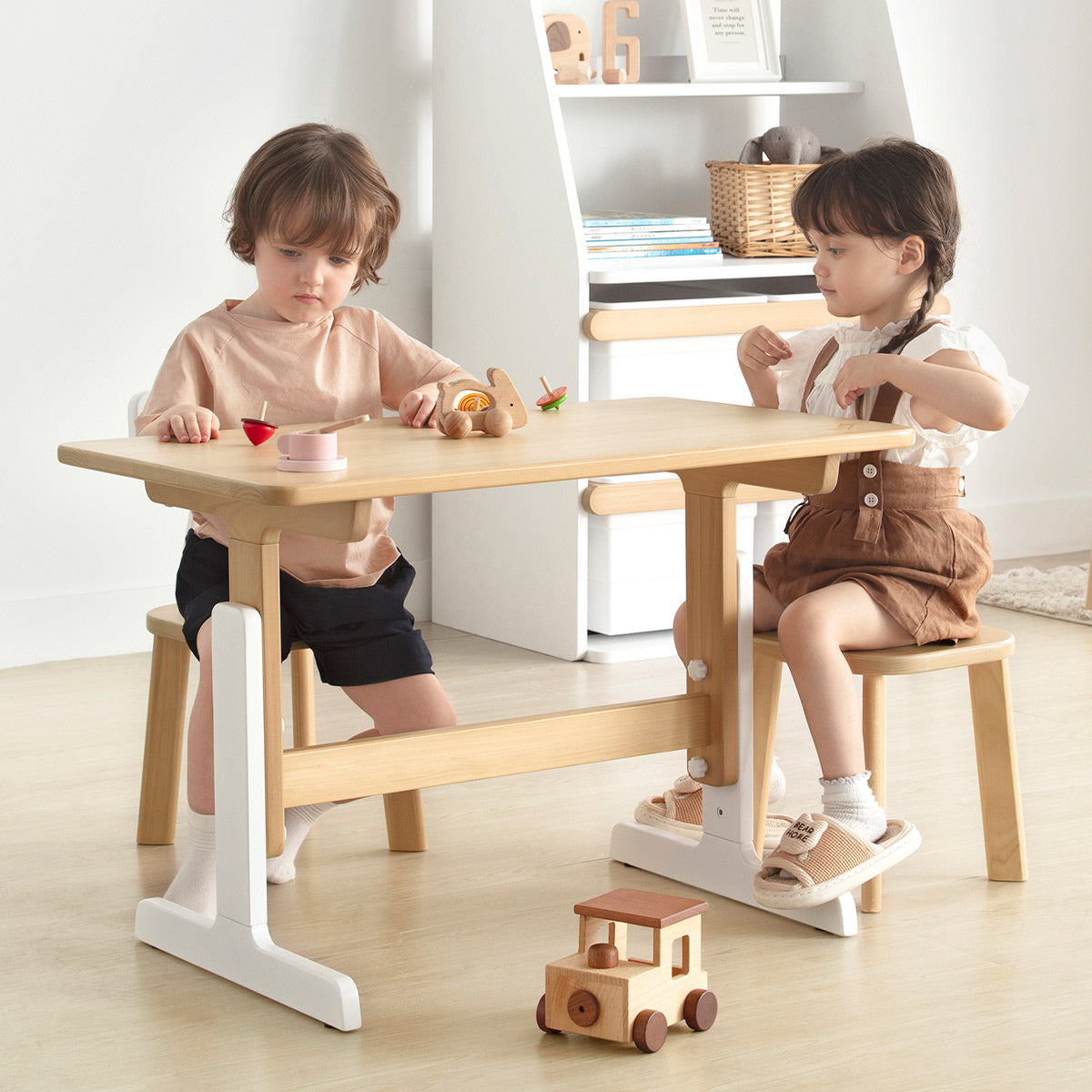 Tidy Learning Table (solid timber top version) Clearance