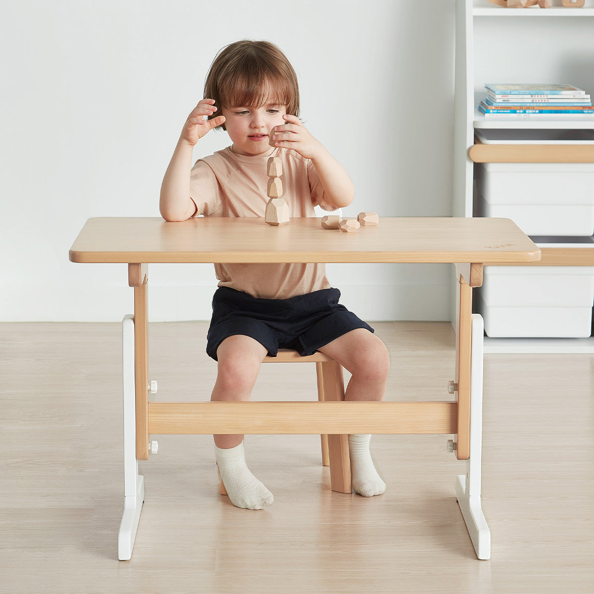 Tidy Learning Table (solid timber top version) Clearance