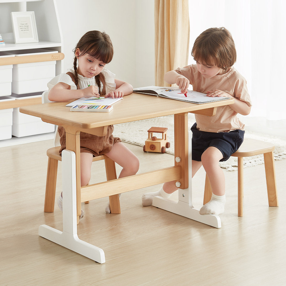 Tidy Learning Table (solid timber top version) Clearance