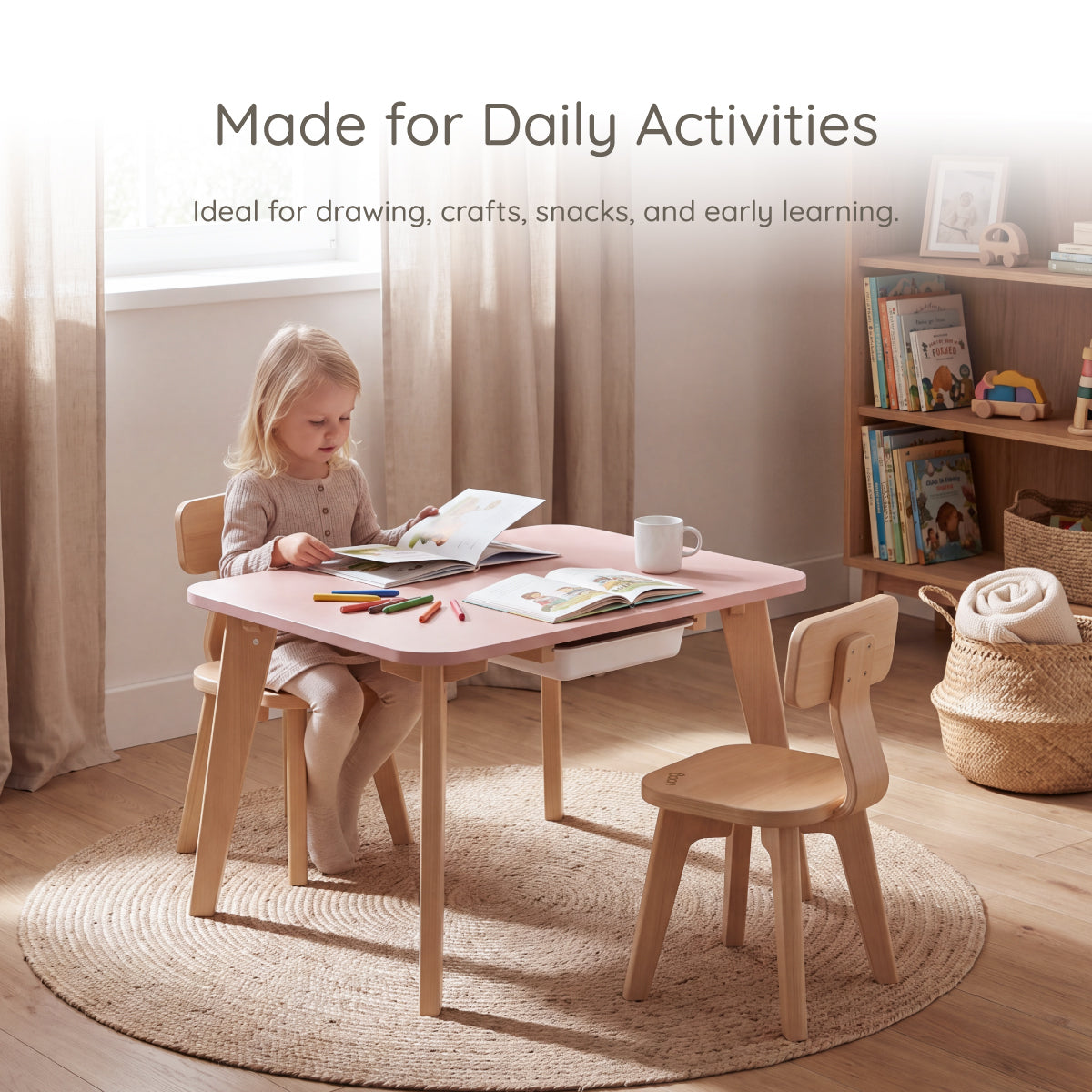 Tidy Table + Two Chairs V25