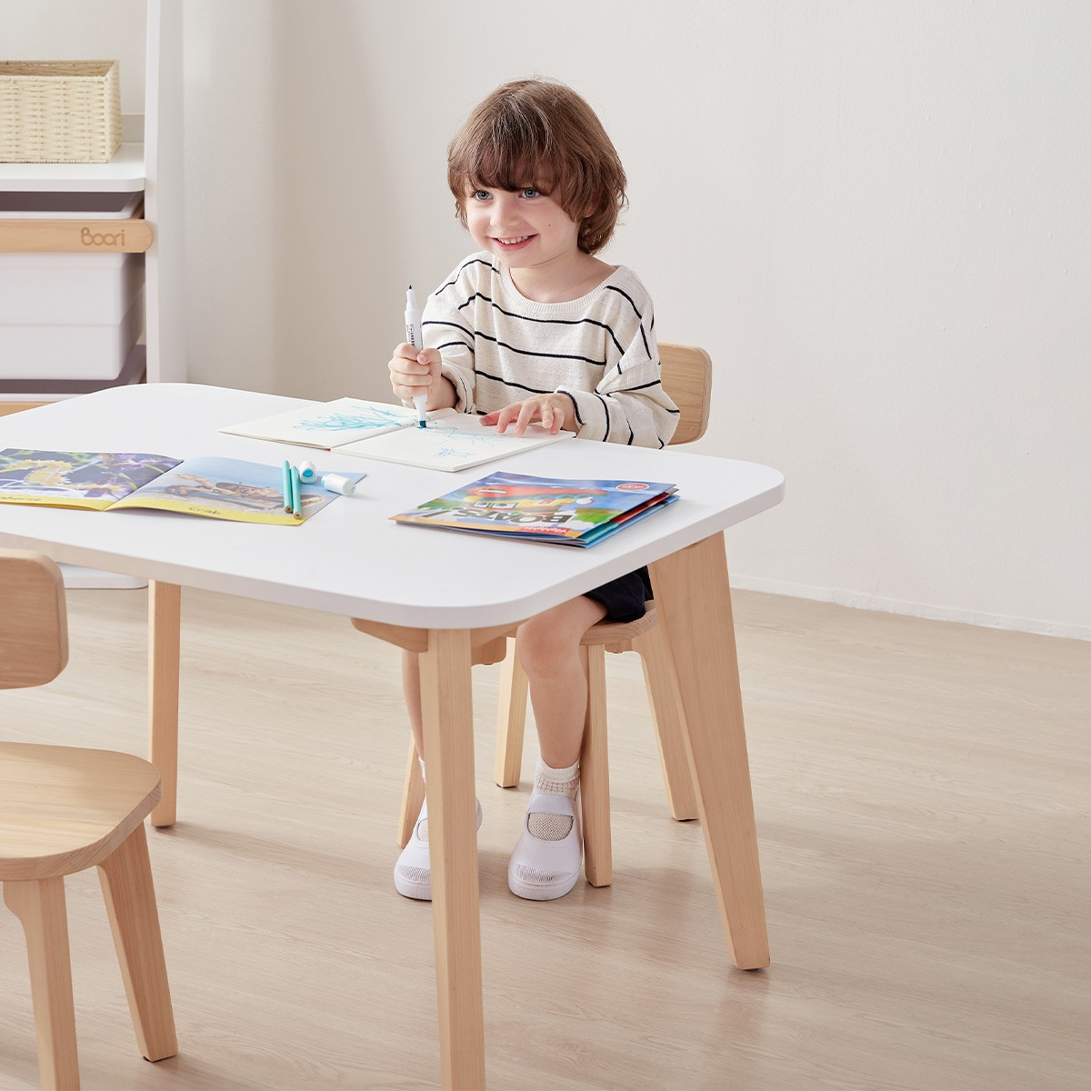 Tidy Table + Two Chairs V25