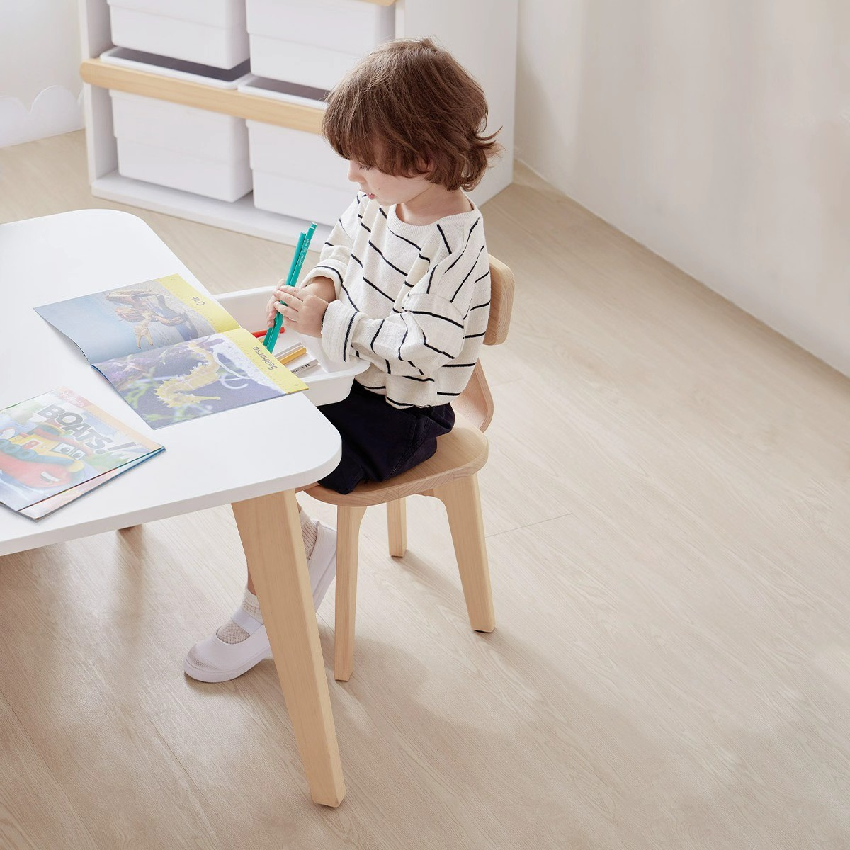 Tidy Table + Two Chairs V25