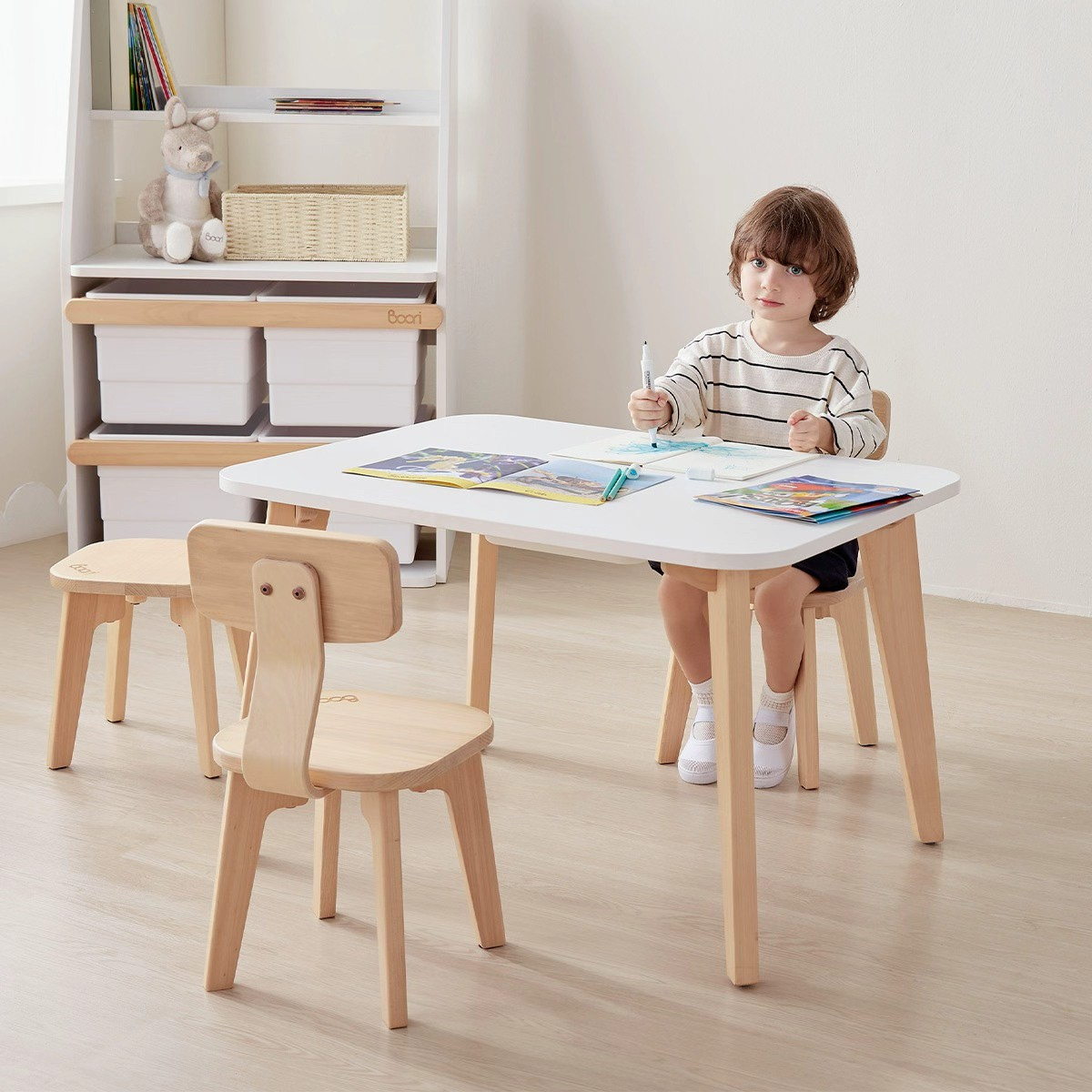 Tidy Table + Two Chairs V25