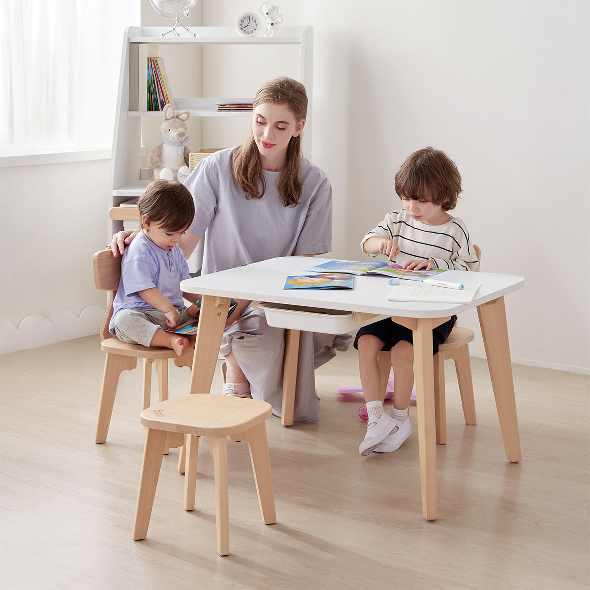 Boori Tidy Table + Two Chairs V25