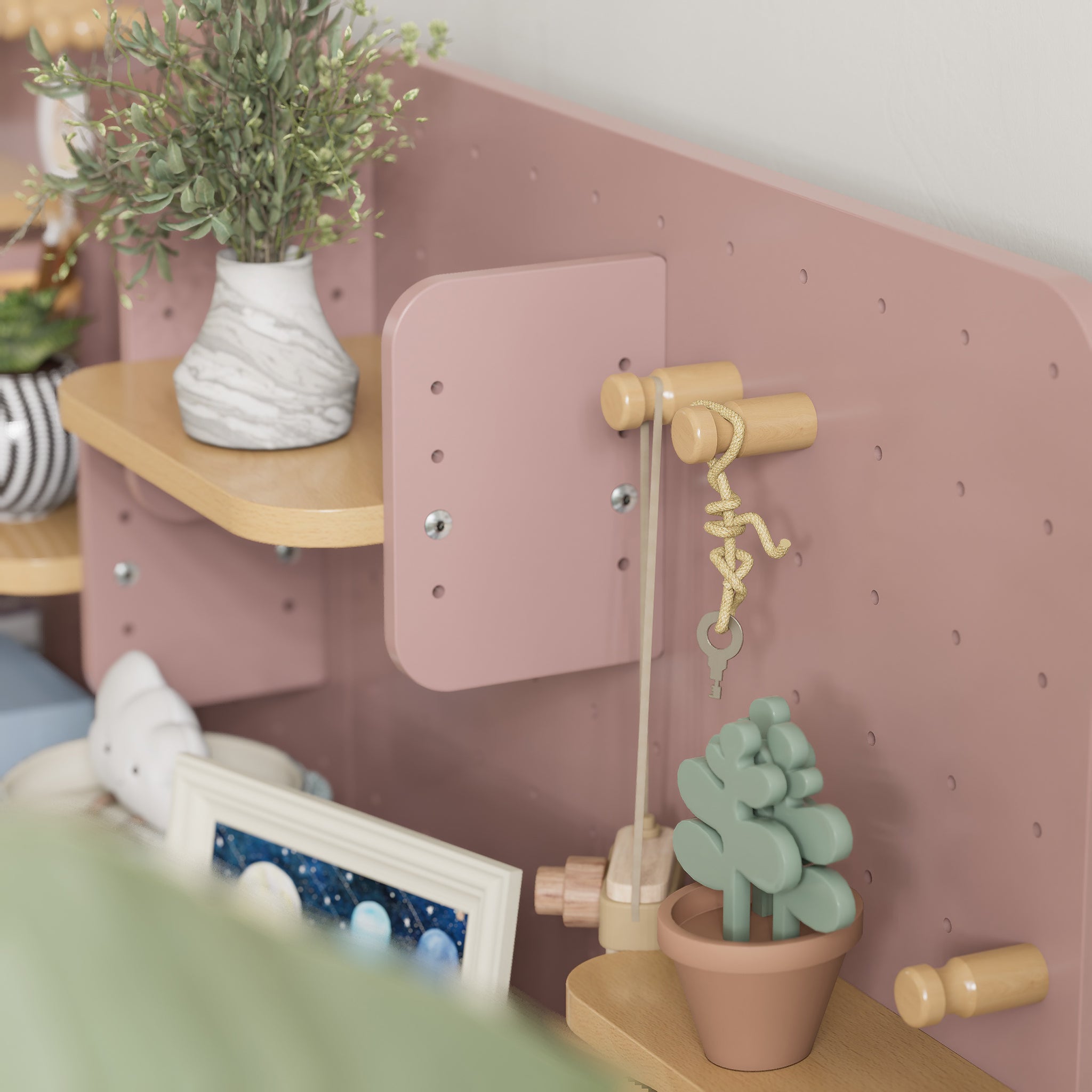 Tidy Toy Cabinet Pegboard | Smart Vertical Toy Storage