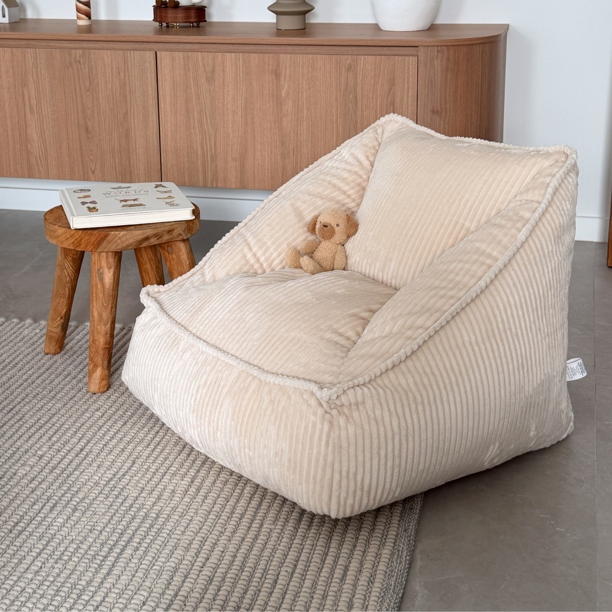 Olli Kids Corduroy Lounge Chair V26