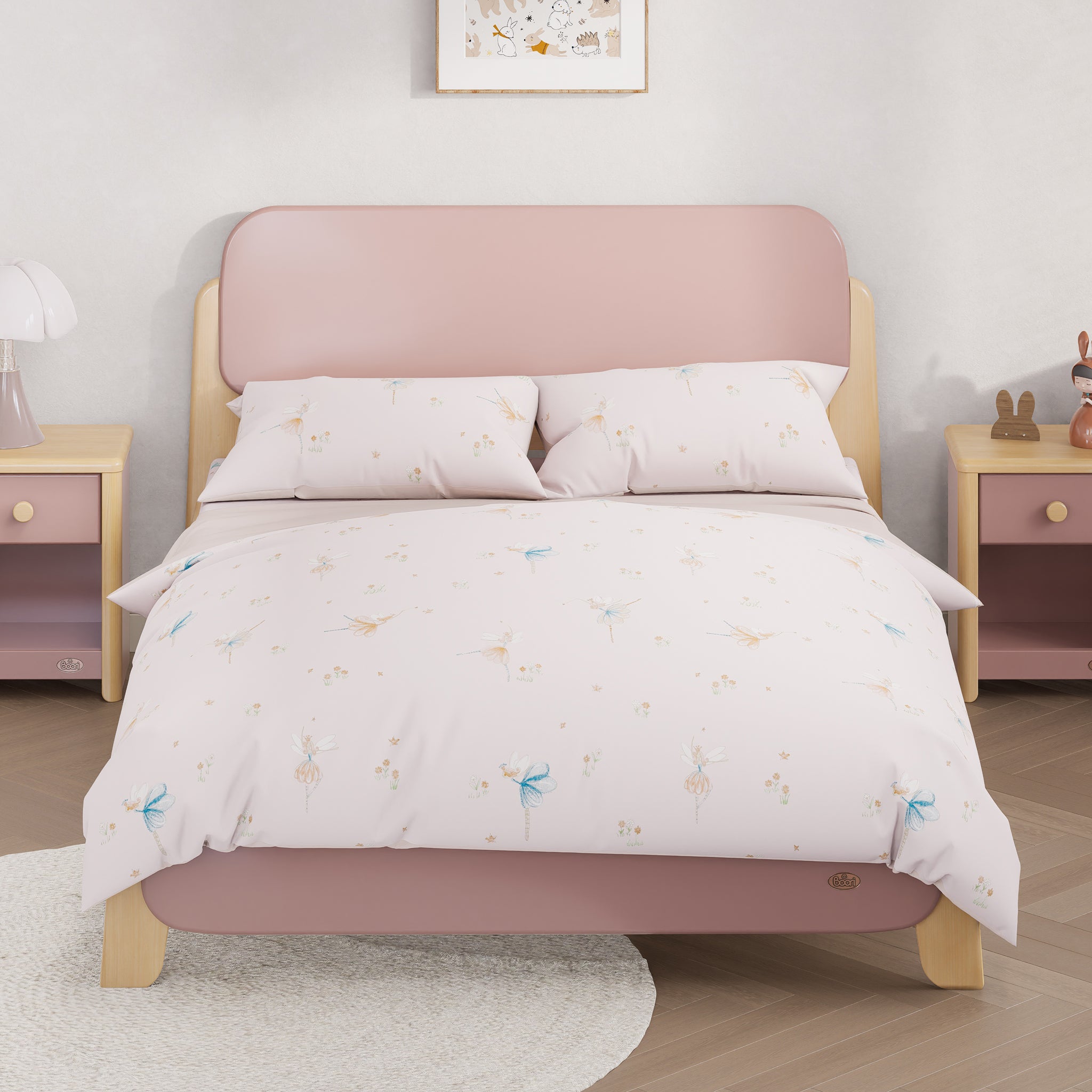 Ballet Garden Double Quilt Cover Set