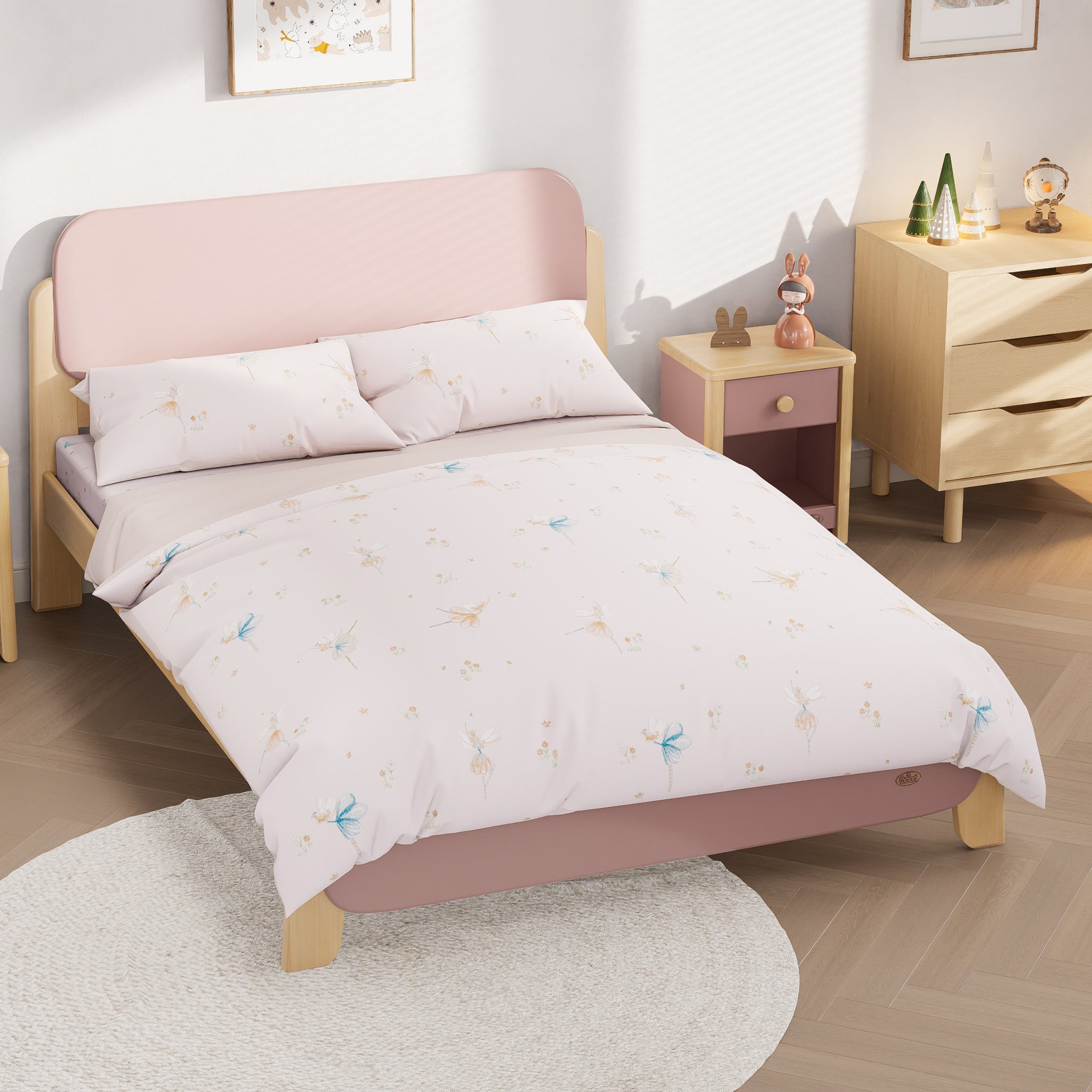 Ballet Garden Double Quilt Cover Set