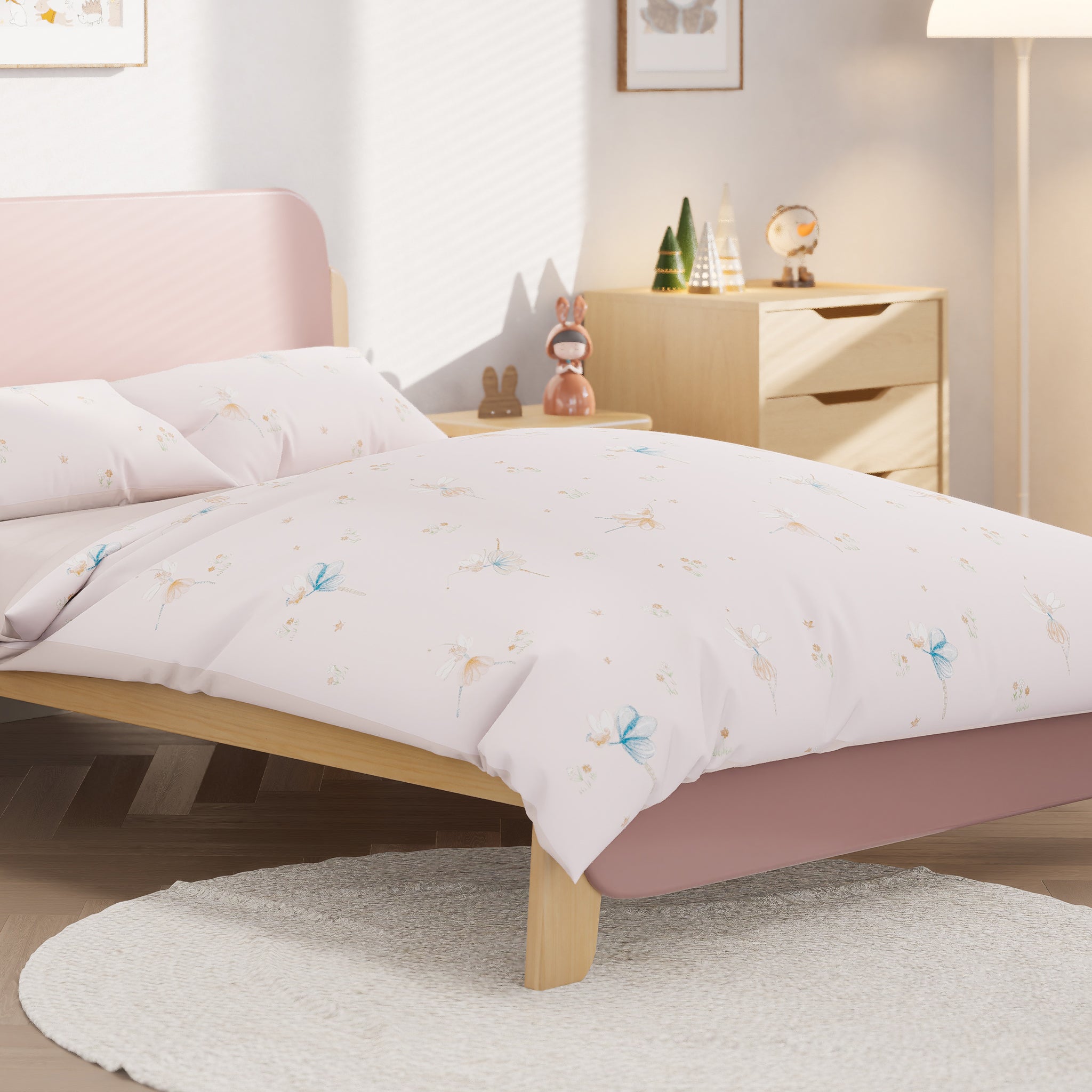 Ballet Garden Double Quilt Cover Set