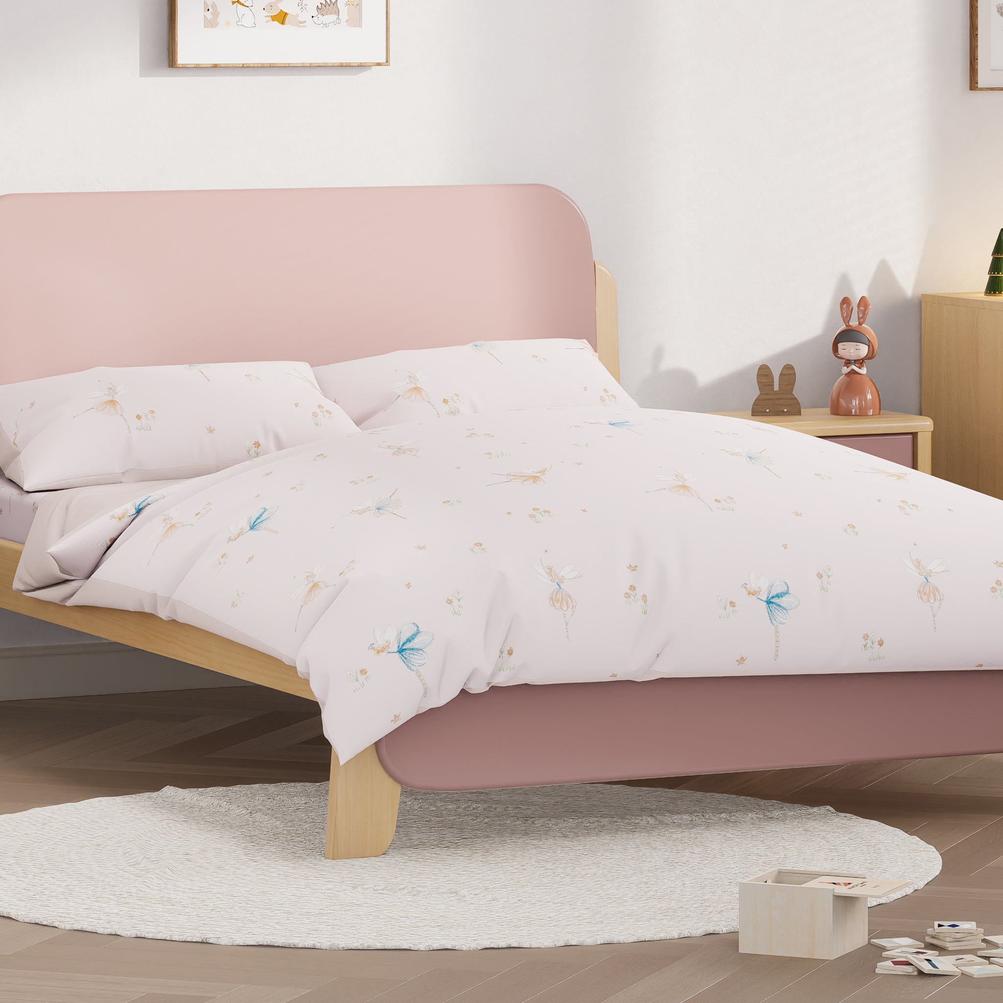 Ballet Garden Double Quilt Cover Set