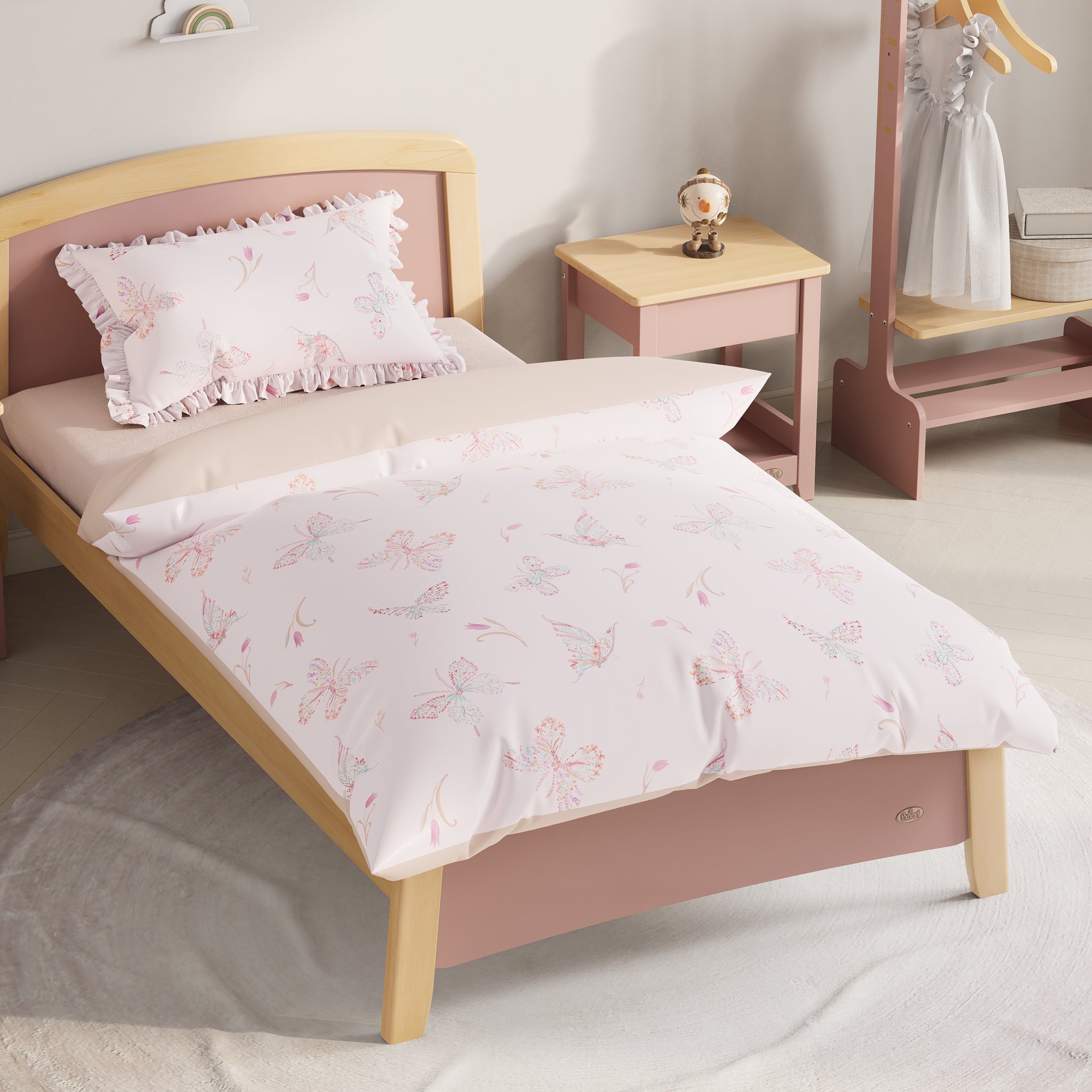 Dreamy Butterfly Single Quilt Cover Set