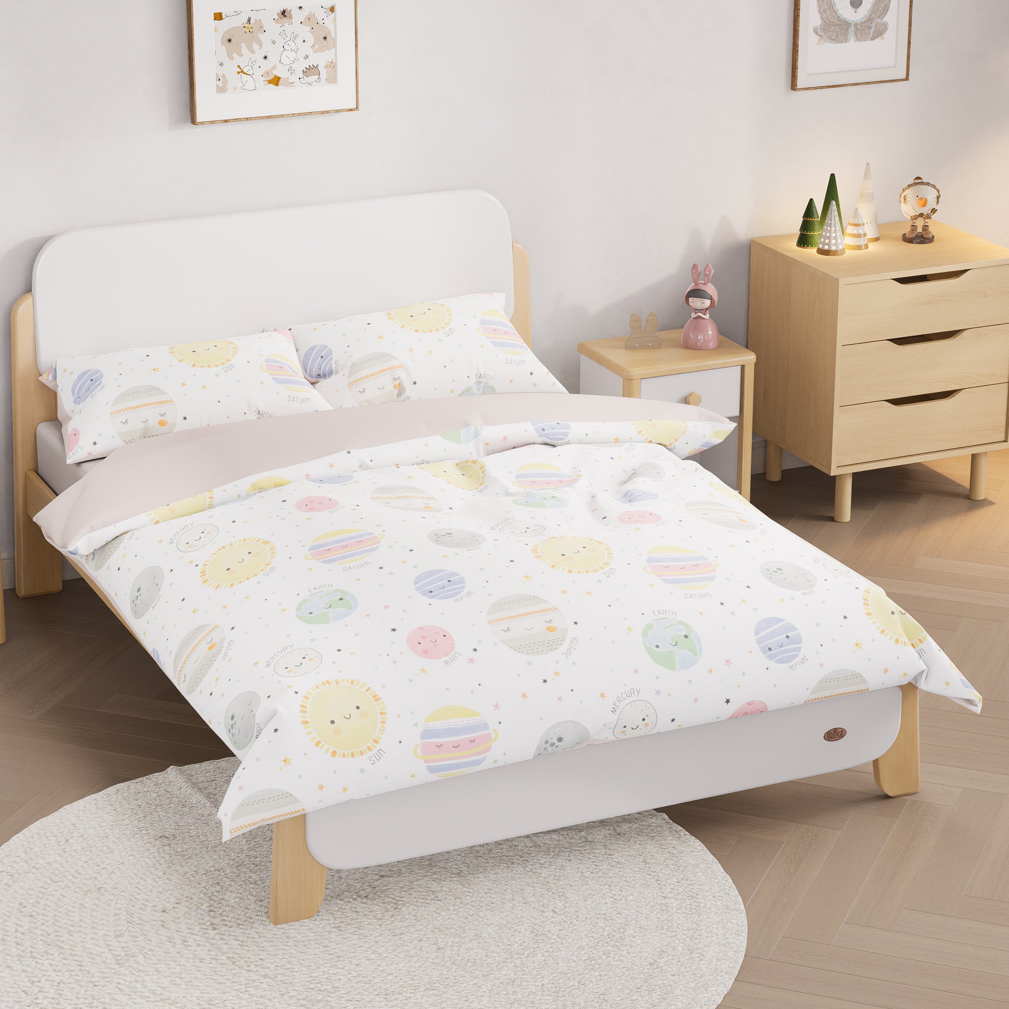 Happy Planet Double Quilt Cover Set