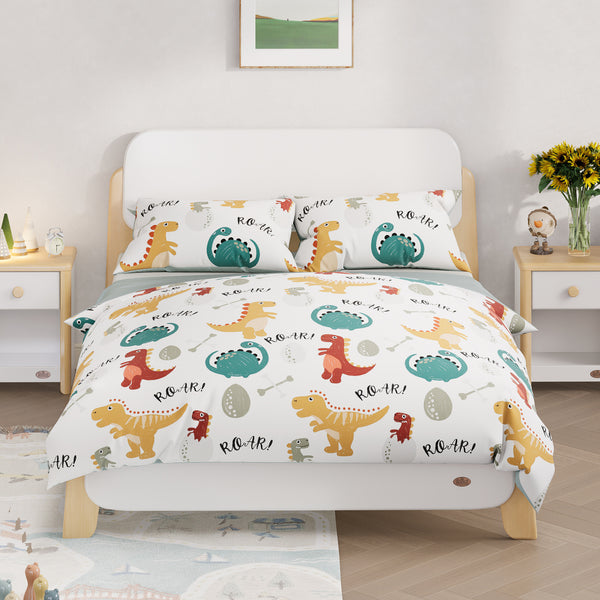 Little Dinosaur Double Quilt Cover Set