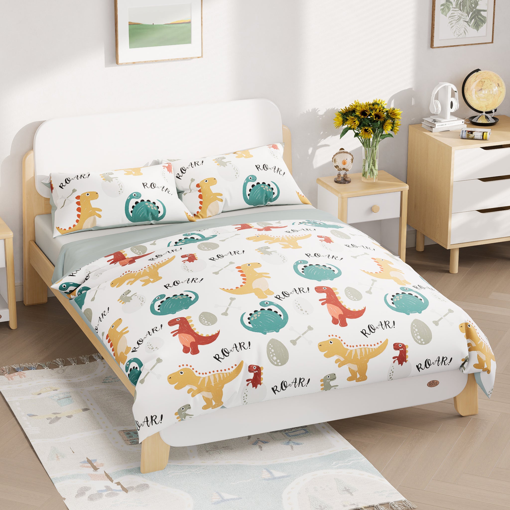 Little Dinosaur Double Quilt Cover Set