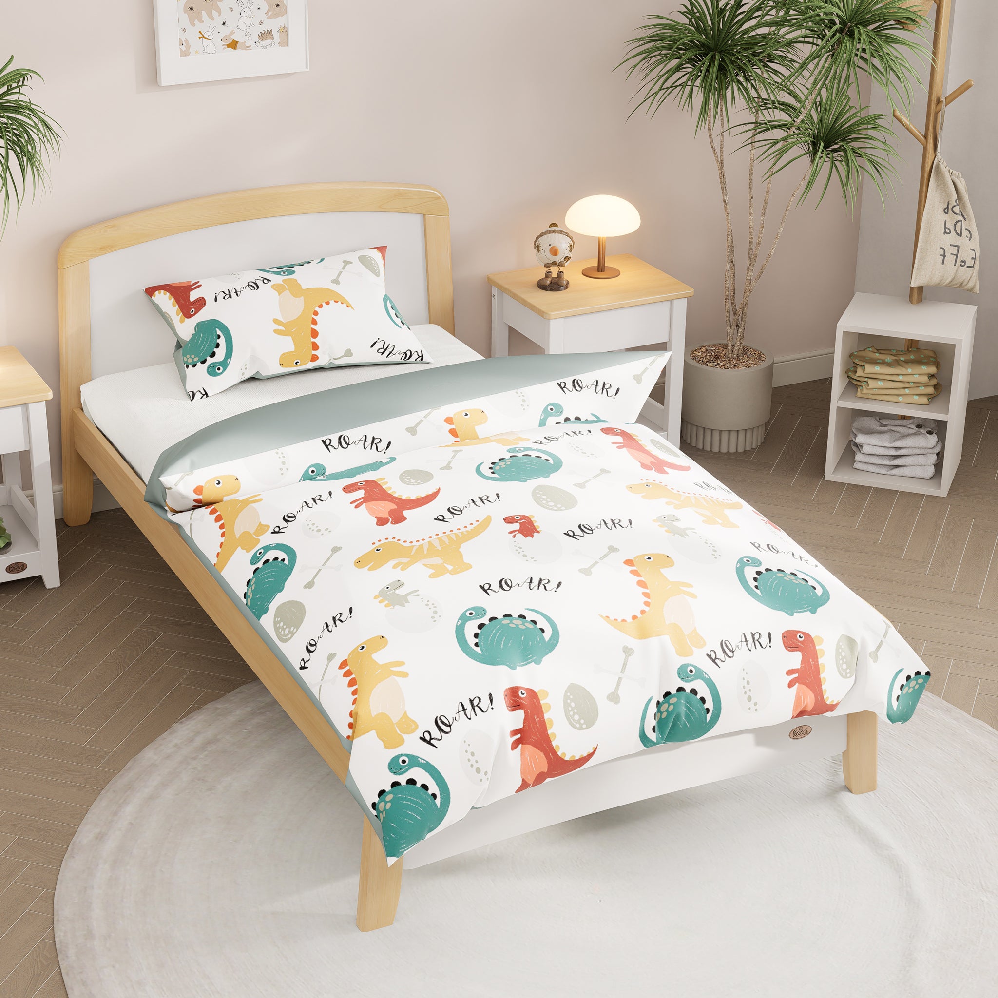 Little Dinosaur Single Quilt Cover Set
