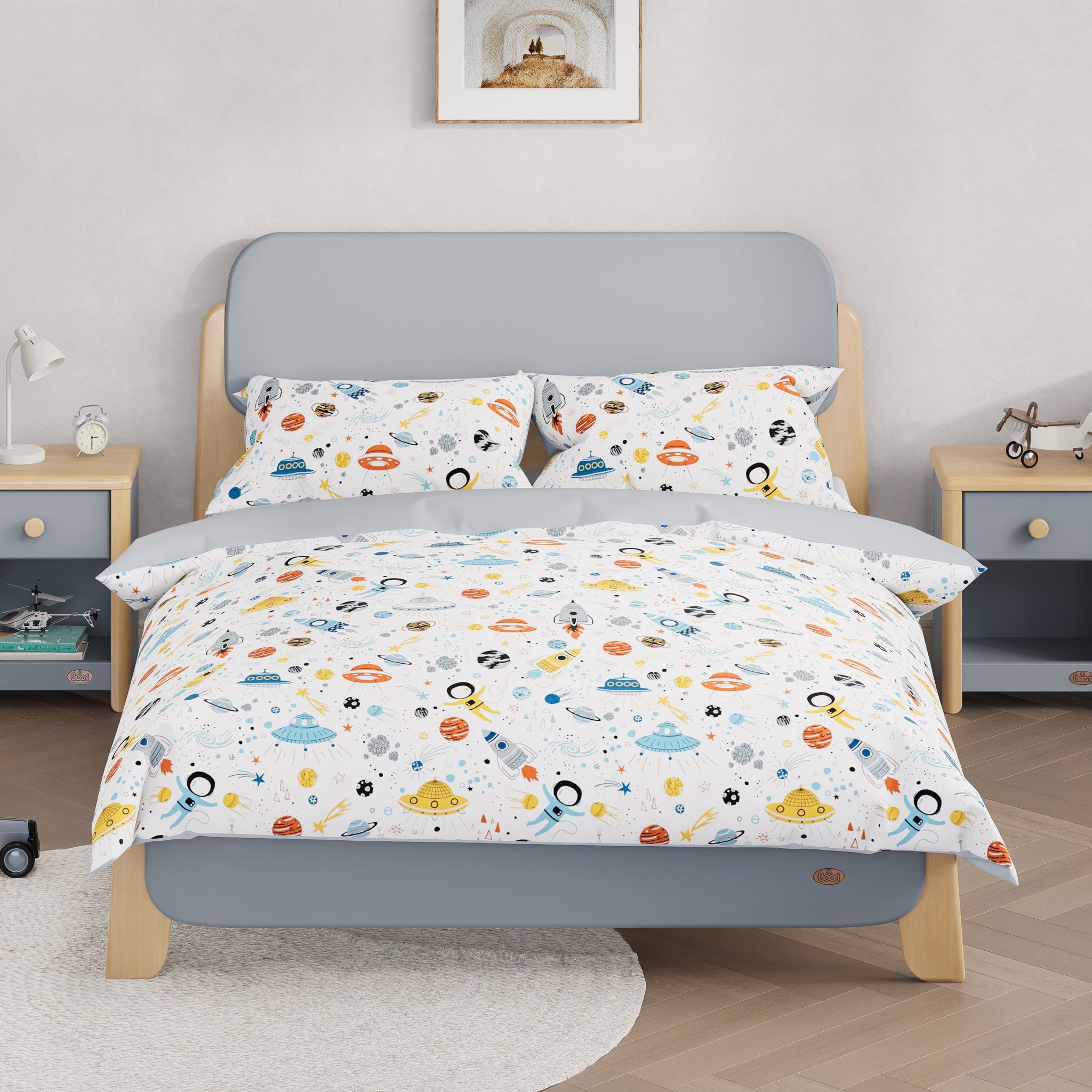 Space Journey Double Quilt Cover Set