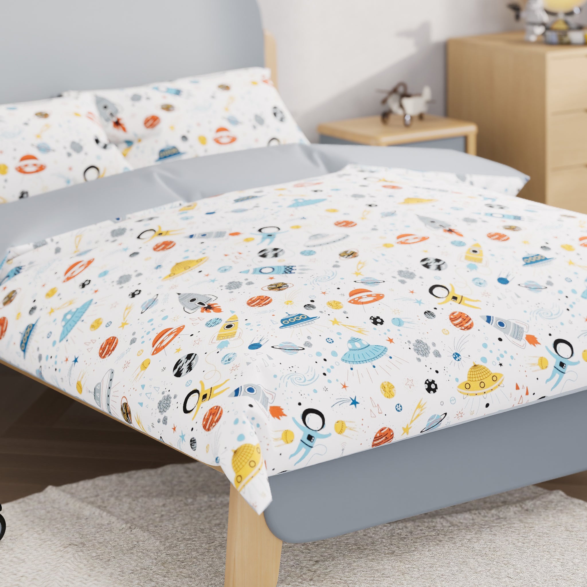 Space Journey Double Quilt Cover Set