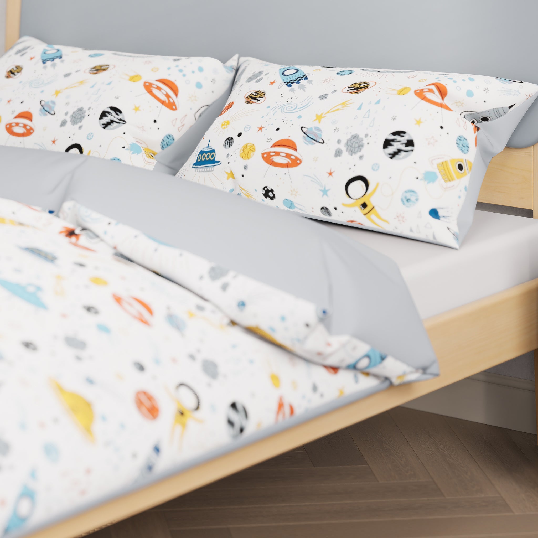 Space Journey Double Quilt Cover Set