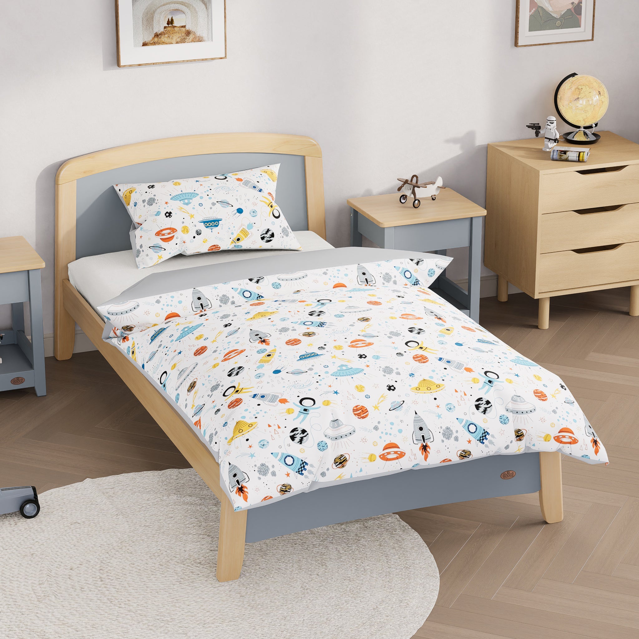 Space Journey Single Quilt Cover Set